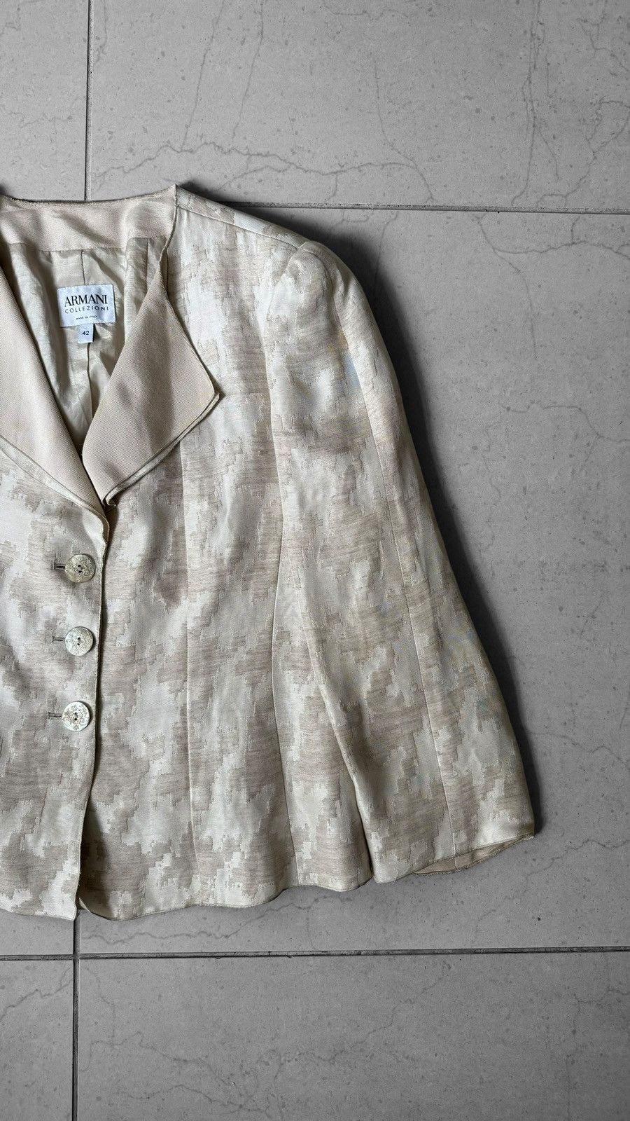 Armani × Armani Collezioni × Vintage ARMANI COLLEZIONI WOMENS BLAZER Size M / US 6-8 / IT 42-44 - 4 Thumbnail
