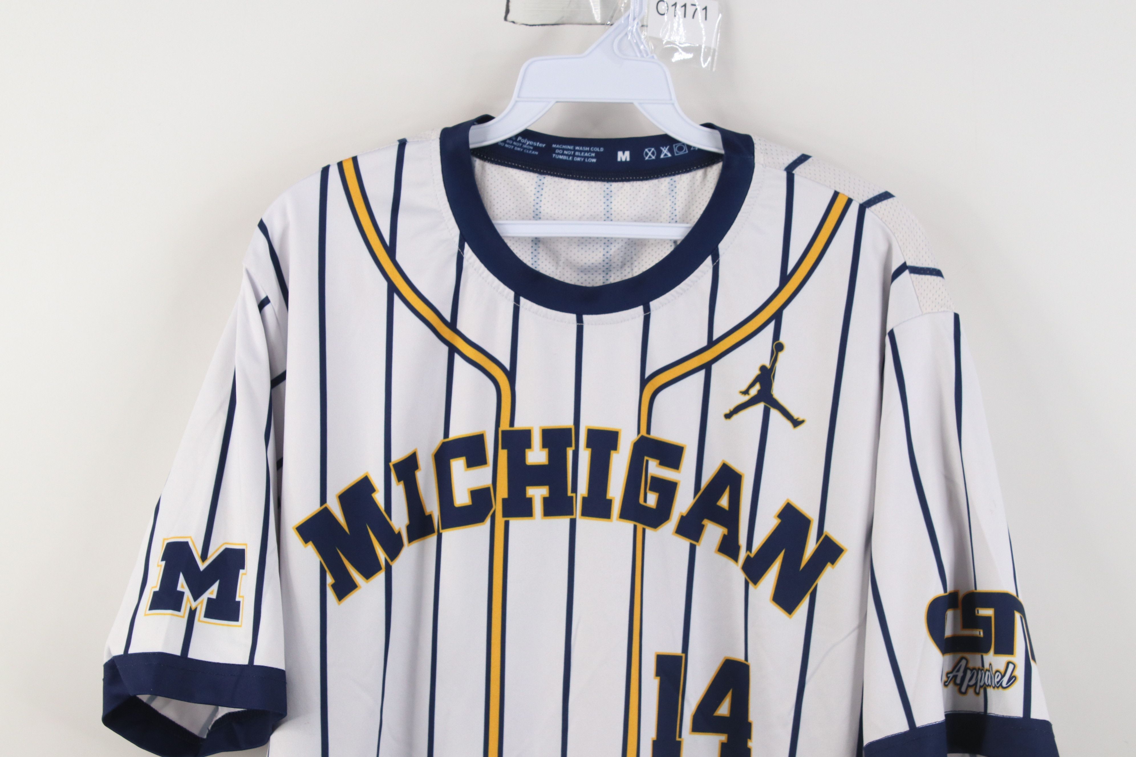 Vintage Streetwear University of Michigan Baseball Jersey T-Shirt Size US M / EU 48-50 / 2 - 2 Thumbnail