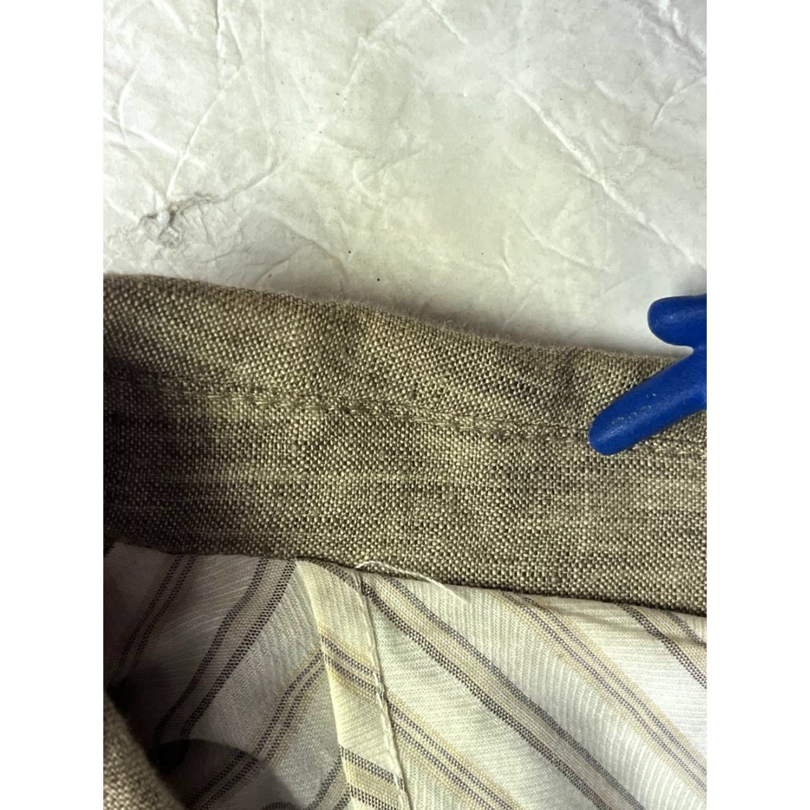 Joseph Abboud Joseph Abboud Blazer Mens Linen Ivory Summer Size M Blazer Sport Coat Beige Two Button Linen Blazer Men Ivory Summer Jacket M Size 40R - 7 Thumbnail