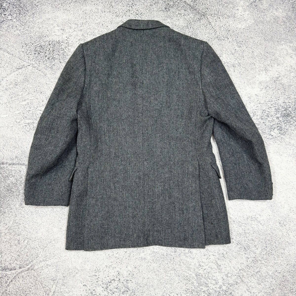 Designer × Vintage Vintage Dunn&Co Pure New Wool Tweed Blazer 50 size M Size 40R - 8 Thumbnail