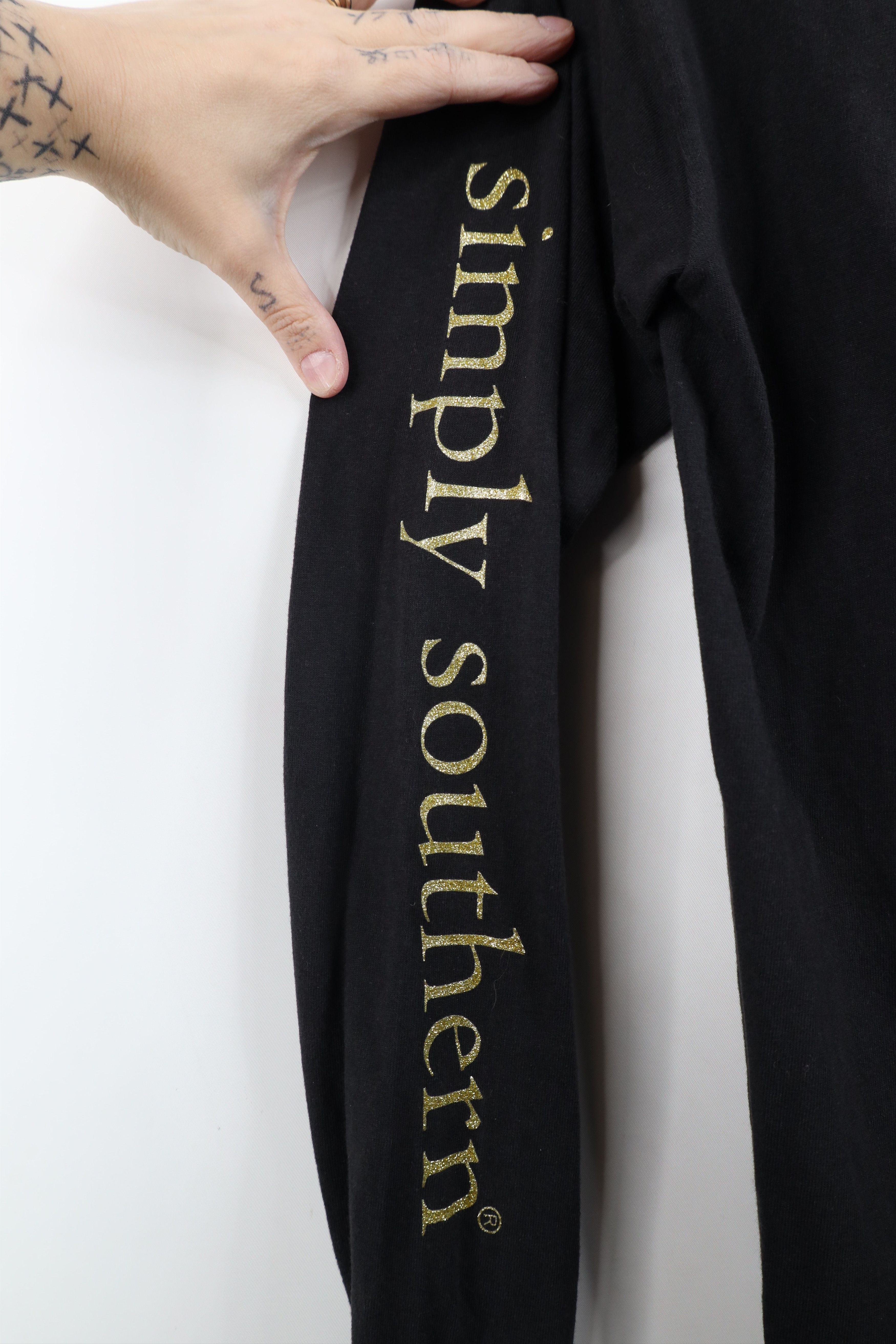 Vintage Simply Southern Collection Elephant Long Sleeve T-Shirt Size S / US 4 / IT 40 - 8 Thumbnail
