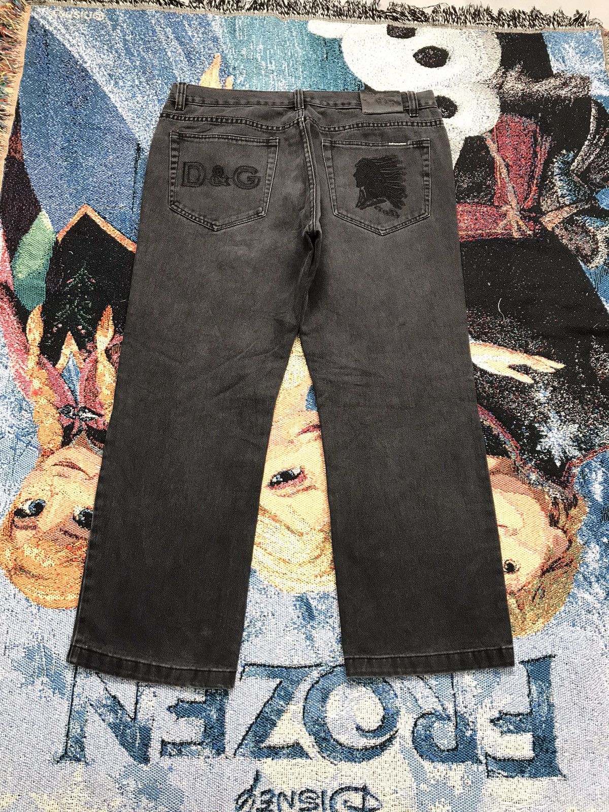Dolce & Gabbana Vintage Dolce & gabbana embroidered denim Size US 38 / EU 54 - 1 Thumbnail