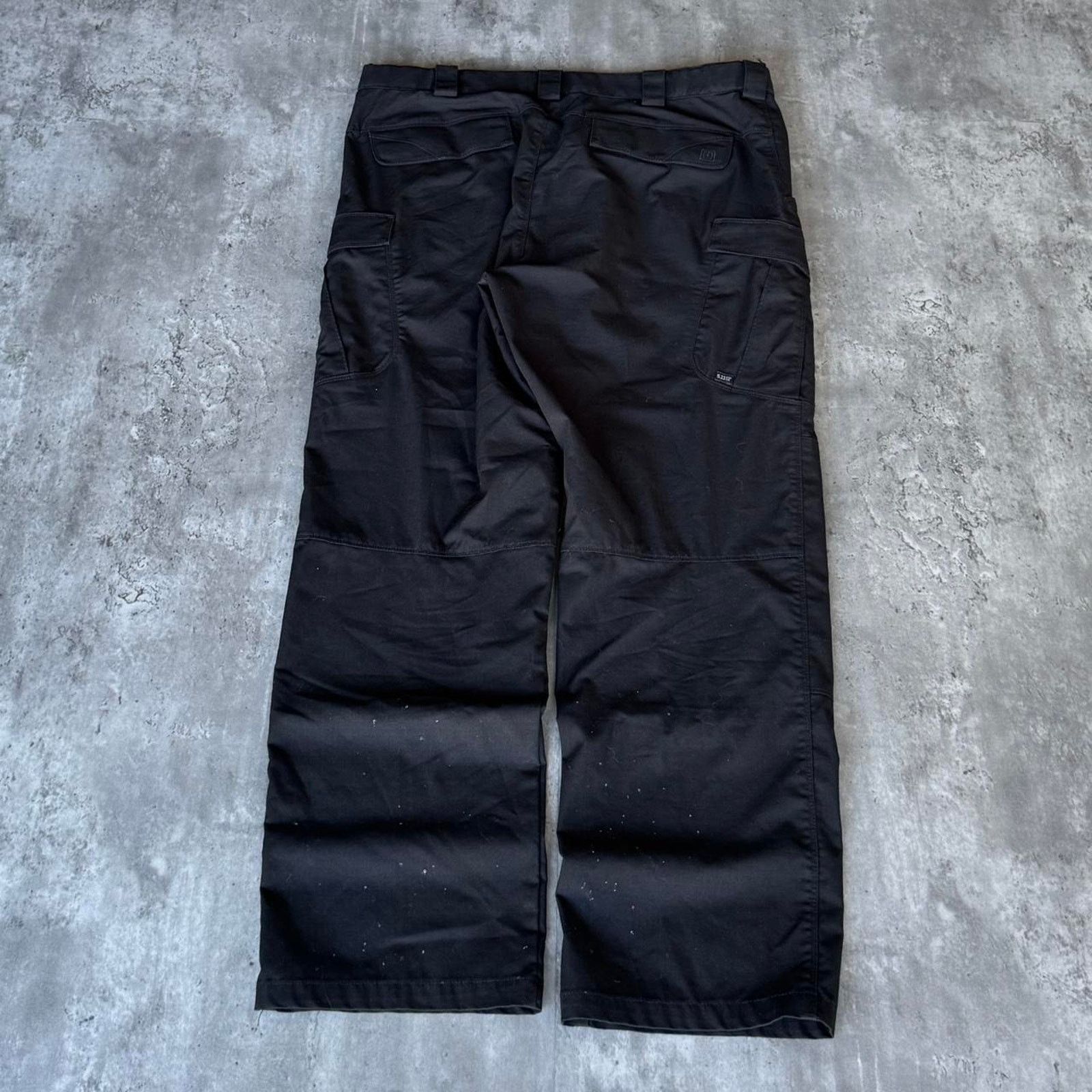 5.11 × Vintage Vintage Y2K 5.11 Tonal Black Double Knee Opium Cargo Pants Size US 37 - 2 Thumbnail