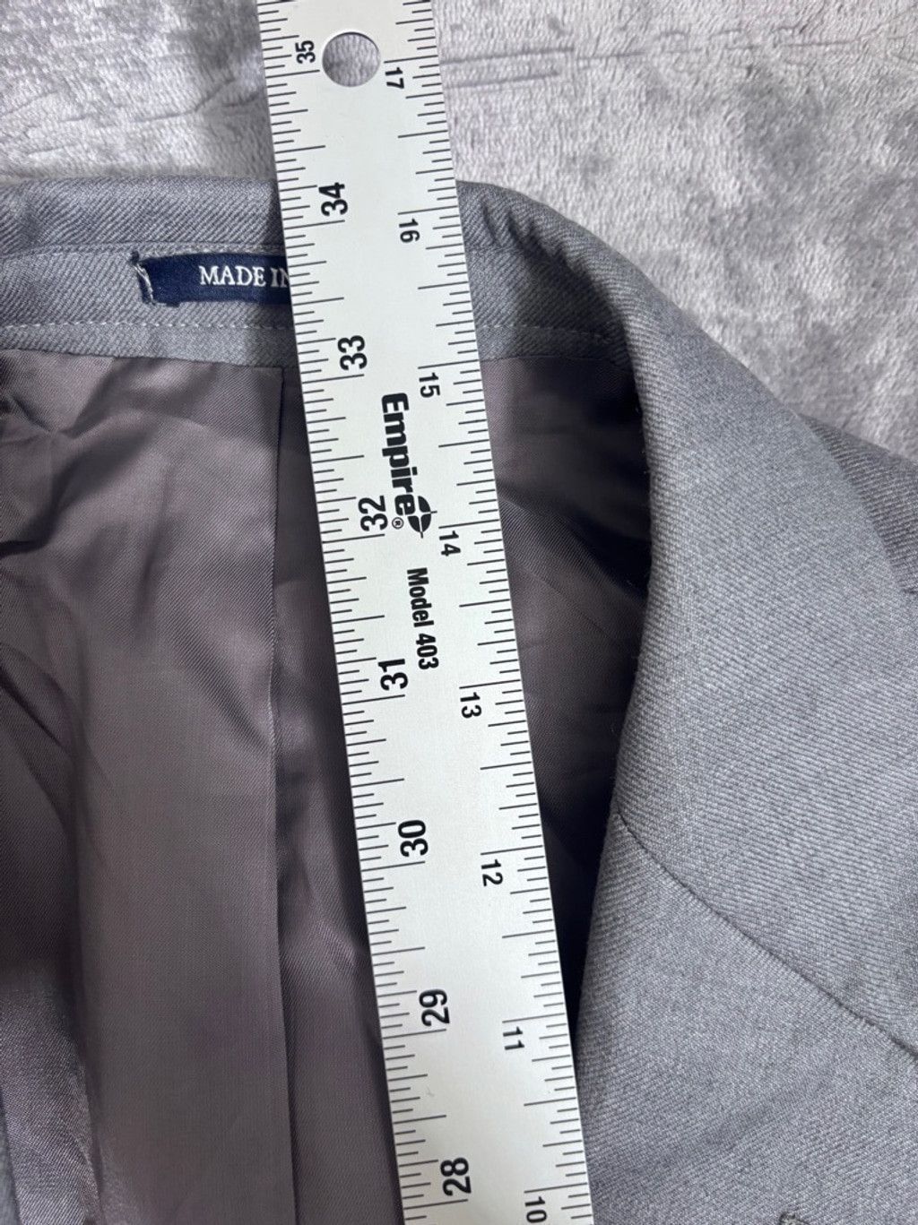 Jos. A. Bank Men's J.S.A. Bank Blazer 40R Gray Size 40R - 6 Thumbnail
