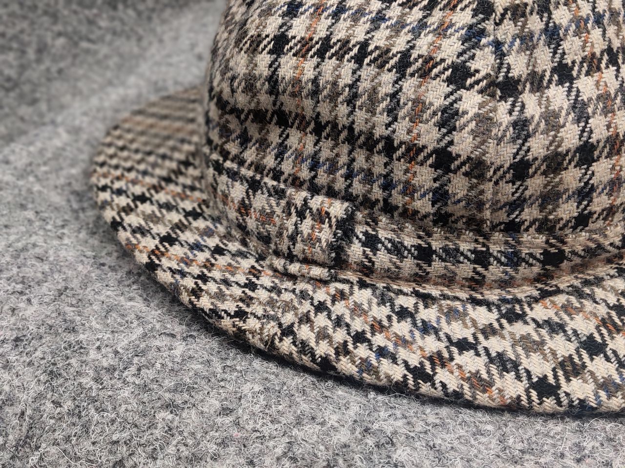 Barbour Vintage 70's Barbour Wool Tweed Sherlock Holmes trilby hat Size ONE SIZE - 7 Thumbnail