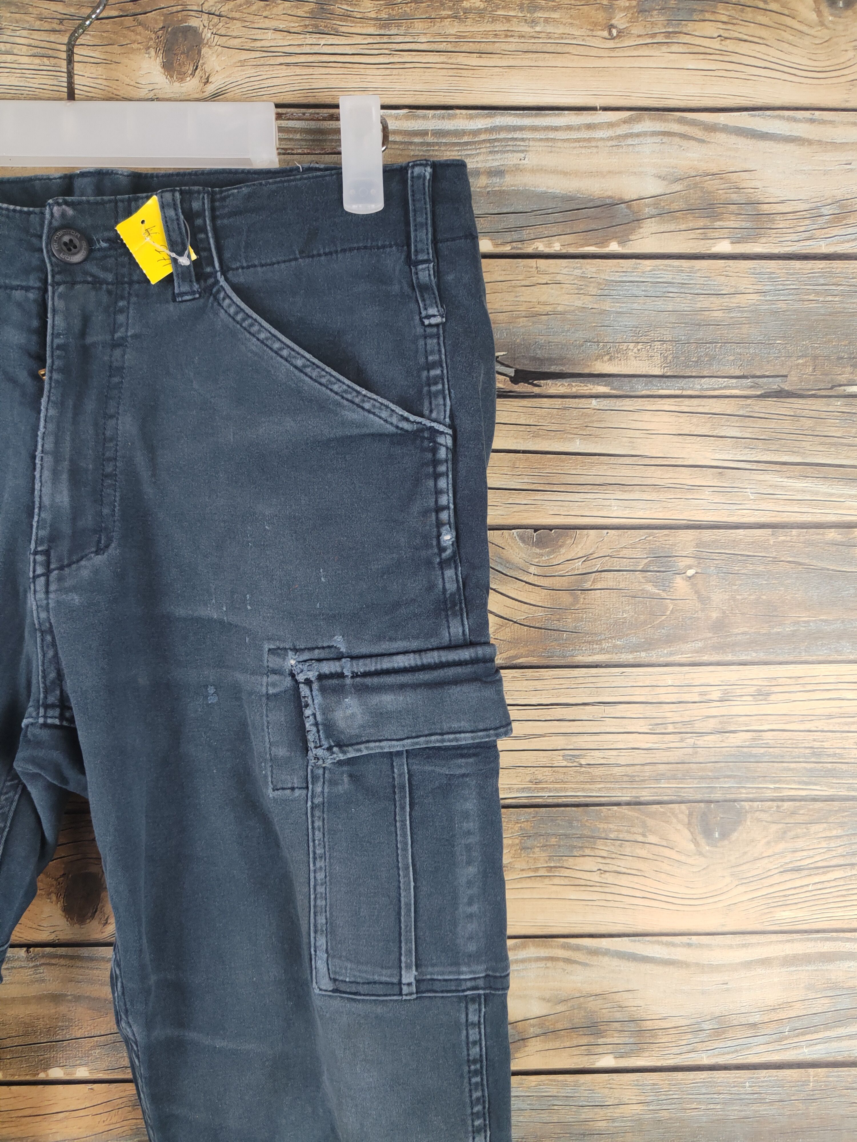 Japanese Brand DL Gladiator Navy Multipocket Cargo Pants #46-271T Size US 30 / EU 46 - 5 Thumbnail