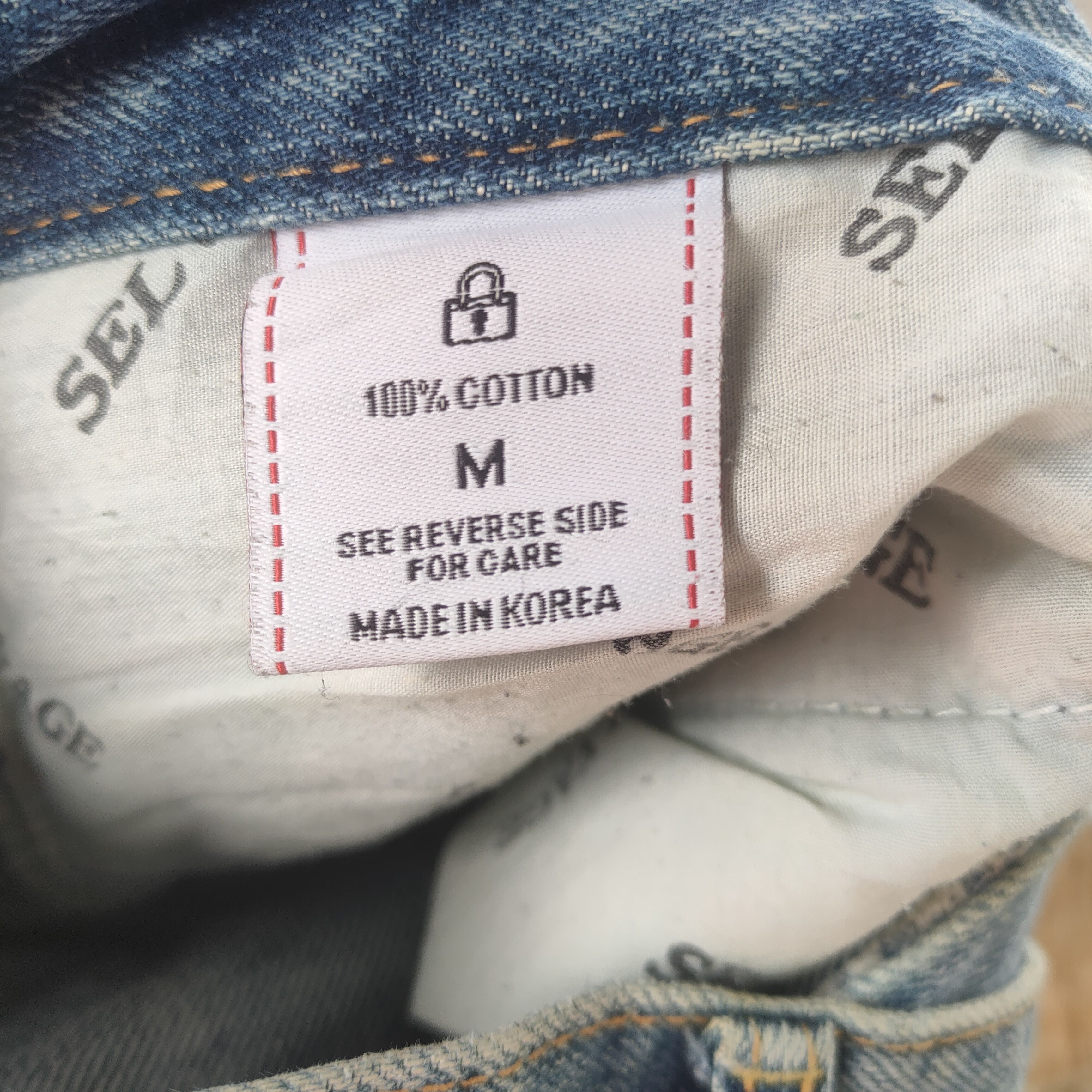 Salvage VINTAGE SELVEGE FADED DISTRESSED JEANS DENIM PANTS Size US 32 / EU 48 - 13 Thumbnail