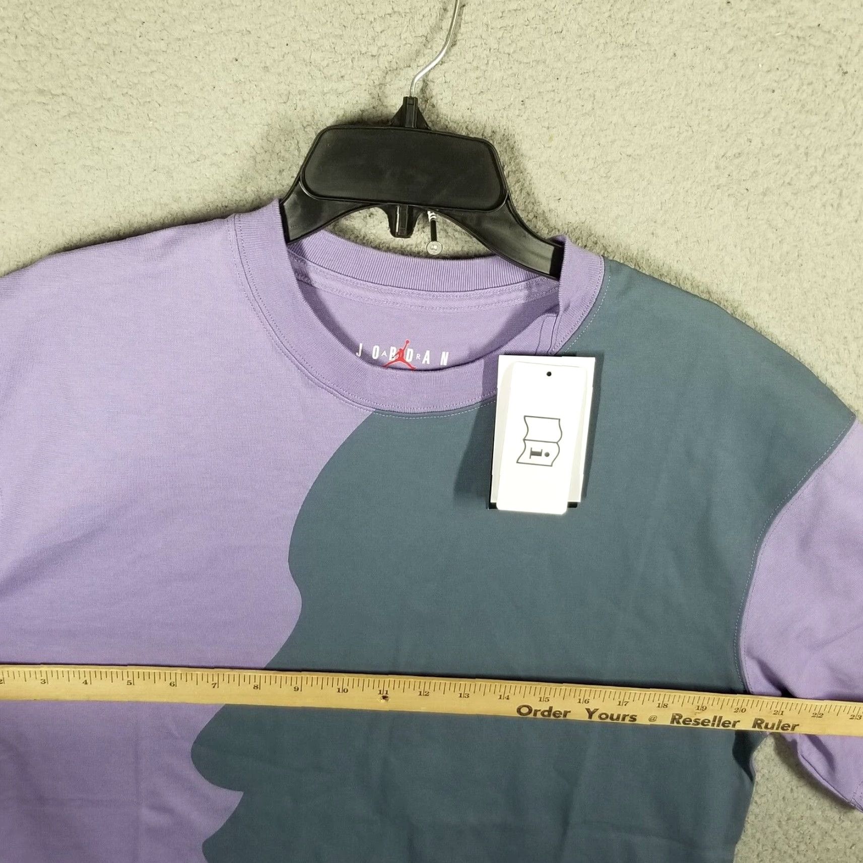 Jordan Brand Jordan T-Shirt Men Large Purple Short Sleeve 90s Nike Air Size US L / EU 52-54 / 3 - 7 Thumbnail