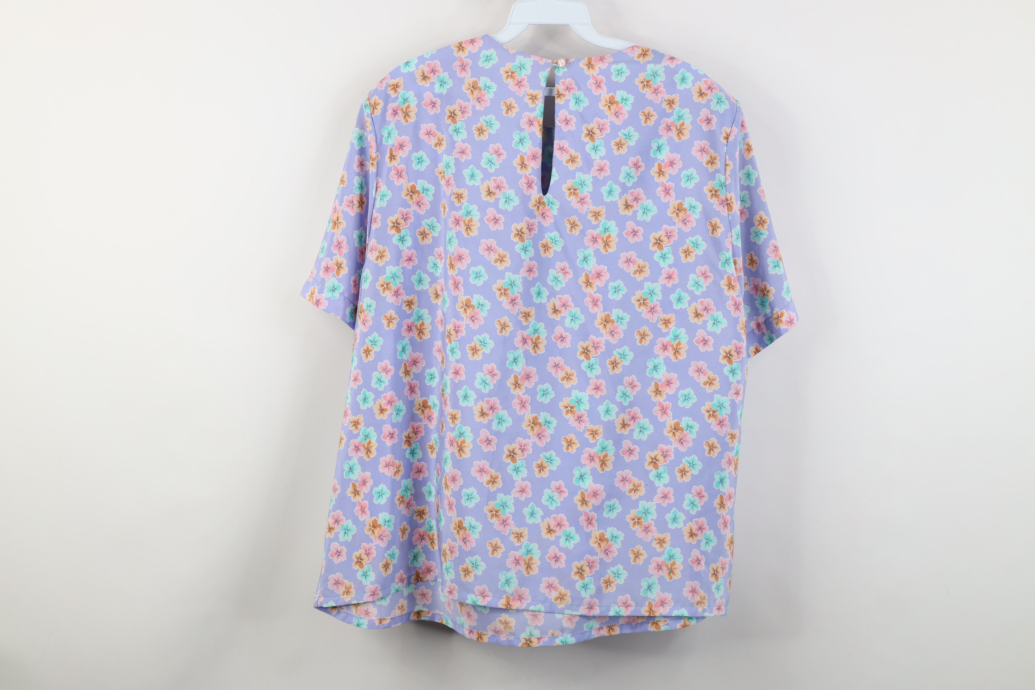 Vintage Vintage 90s Streetwear Over Print Short Sleeve Shirt Top USA Size M / US 6-8 / IT 42-44 - 13 Thumbnail