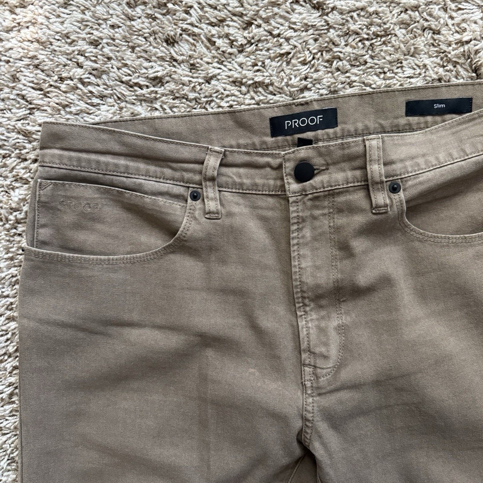 Huckberry Proof Rover Pants Men’s Size 32x32 Brown Slim Huckberry Size US 32 / EU 48 - 8 Thumbnail