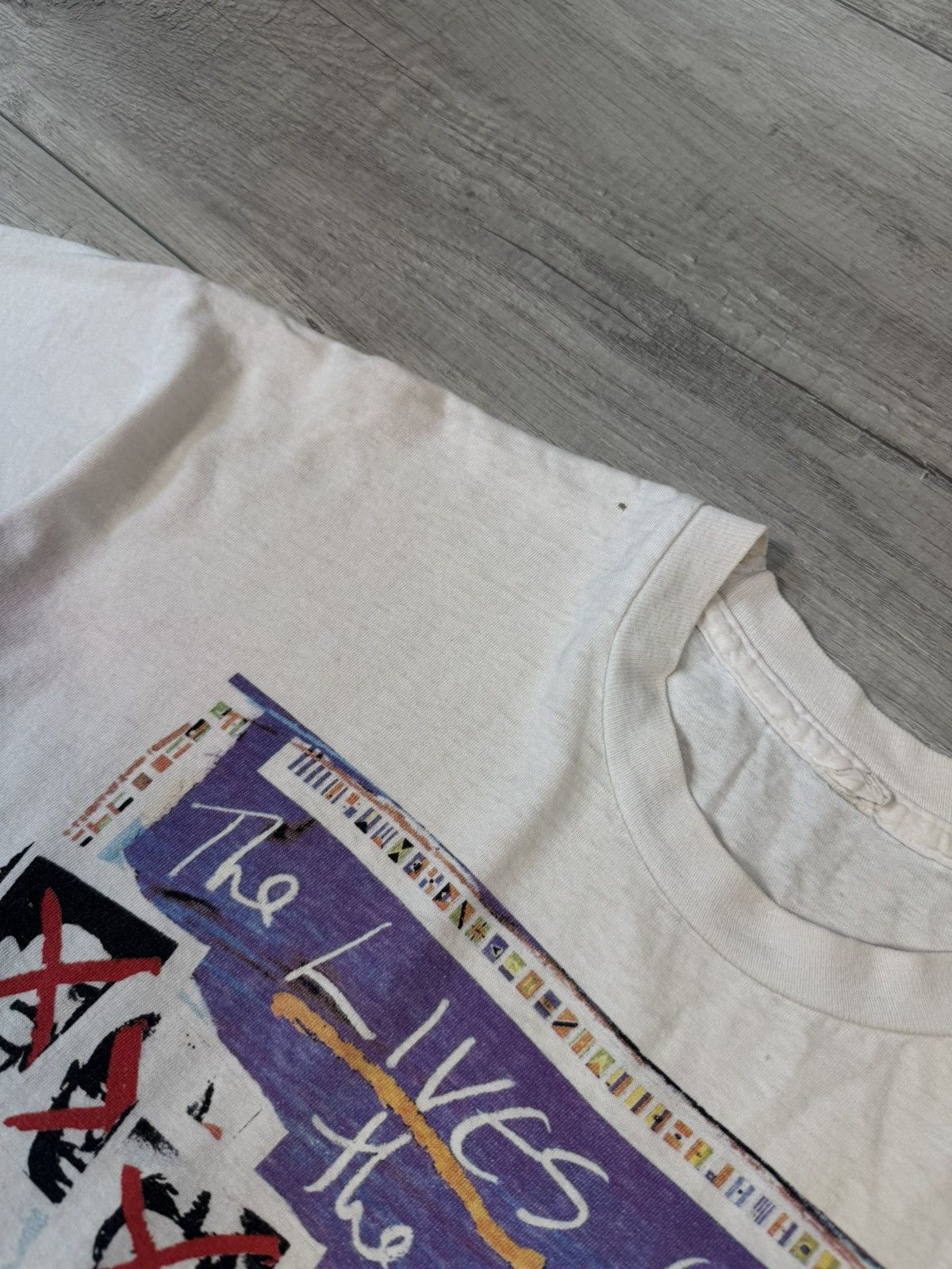 Vintage 1993 Amnesty Criminal Art Graphic Tee 90s Single Stitch Size US L / EU 52-54 / 3 - 8 Thumbnail