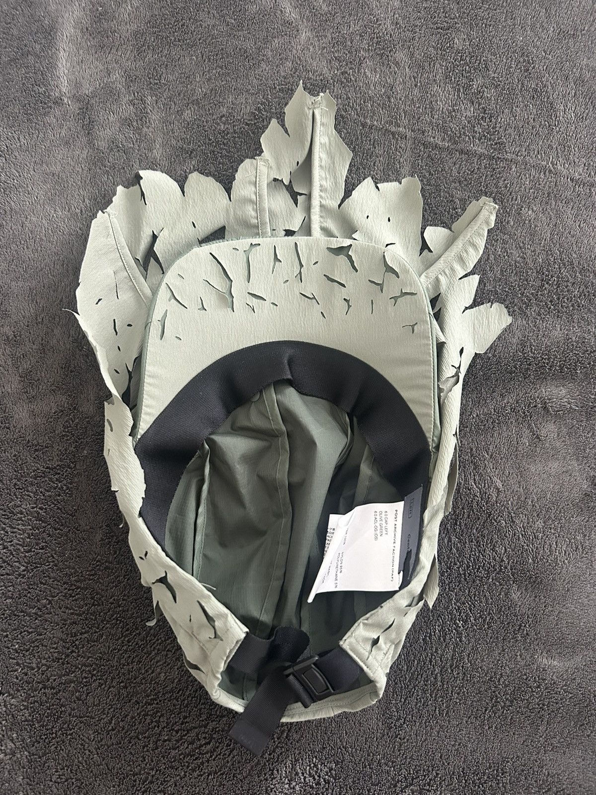 POST ARCHIVE FACTION (PAF) 6.0 left green leaf camo hat Size ONE SIZE - 3 Thumbnail