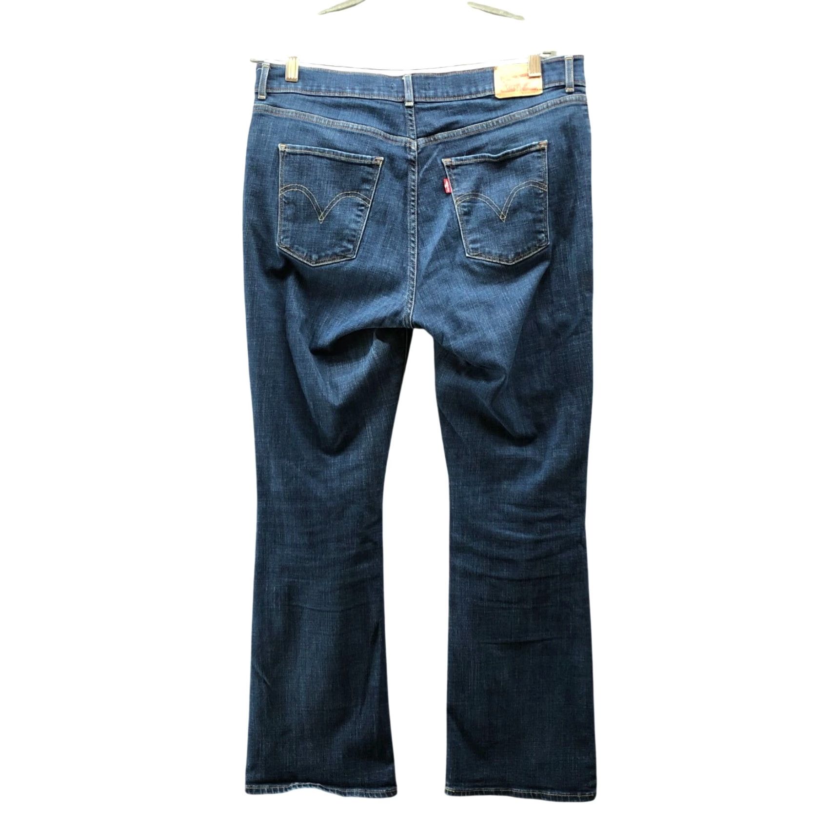 Levi's Levi's Classic Bootcut Jeans Womens 32 Blue Dark Wash Mid Rise Stretch Denim 5-Pocket Inseam 31 Size 24" / US 00 / IT 34 - 2 Thumbnail