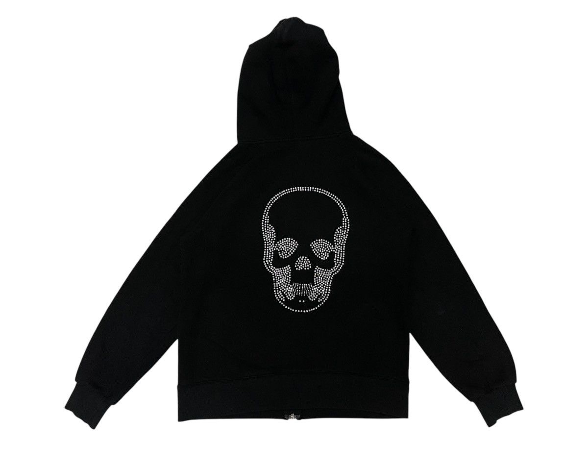 Lucien Pellat-Finet 2000s LUCIEN PELLAT FINET HOODIE ZIPPER SKULL DESIGN Size US M / EU 48-50 / 2 - 3 Thumbnail