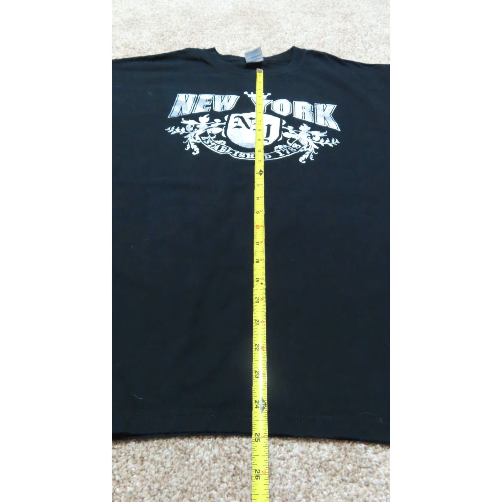 Gildan Gildan T-Shirt Men 2XL Black New York City Established 1788 Tee Size US XXL / EU 58 / 5 - 4 Thumbnail