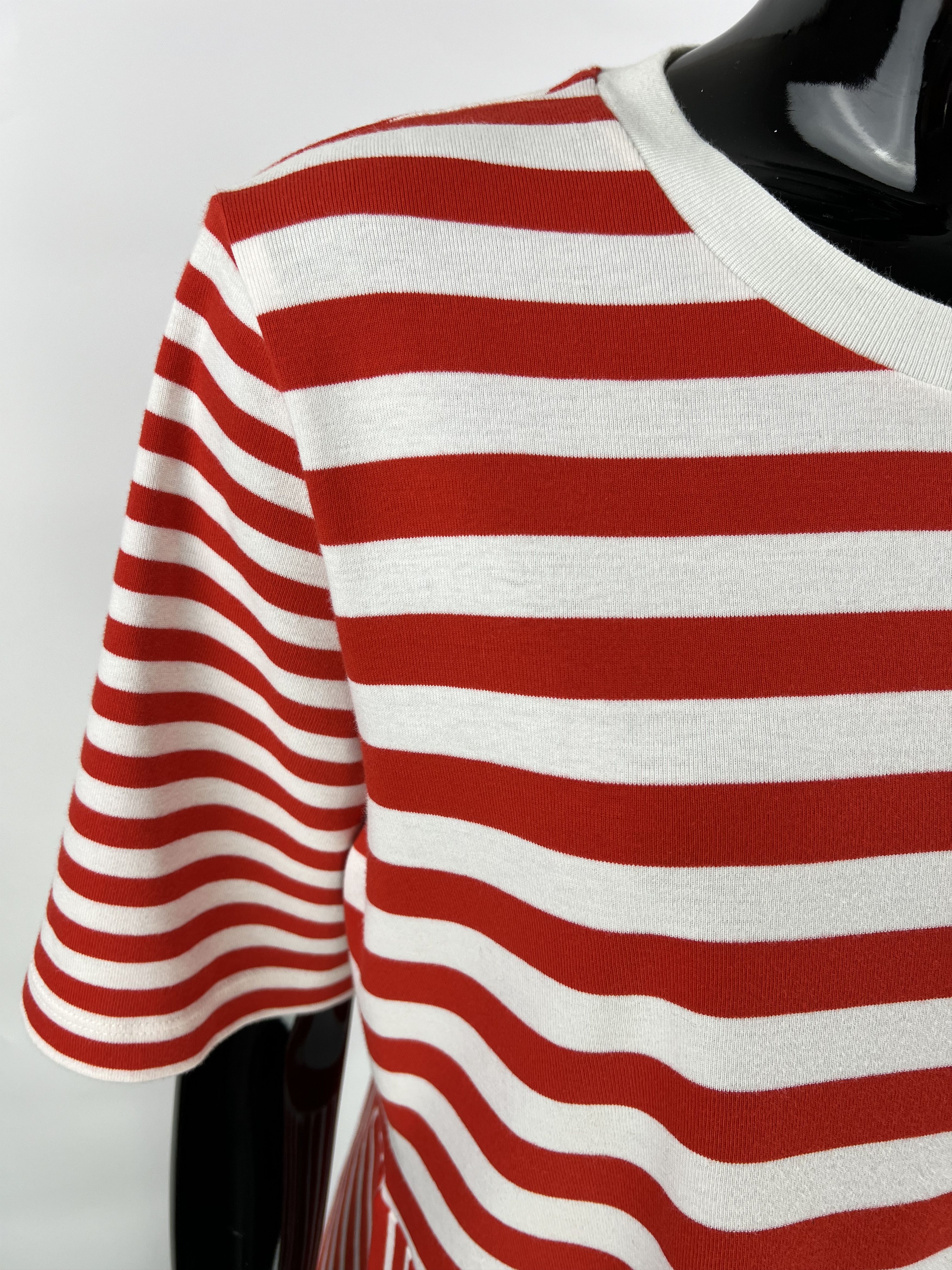 Cos COS Asymmetrical Striped T-Shirt Size L Size L / US 10 / IT 46 - 4 Thumbnail