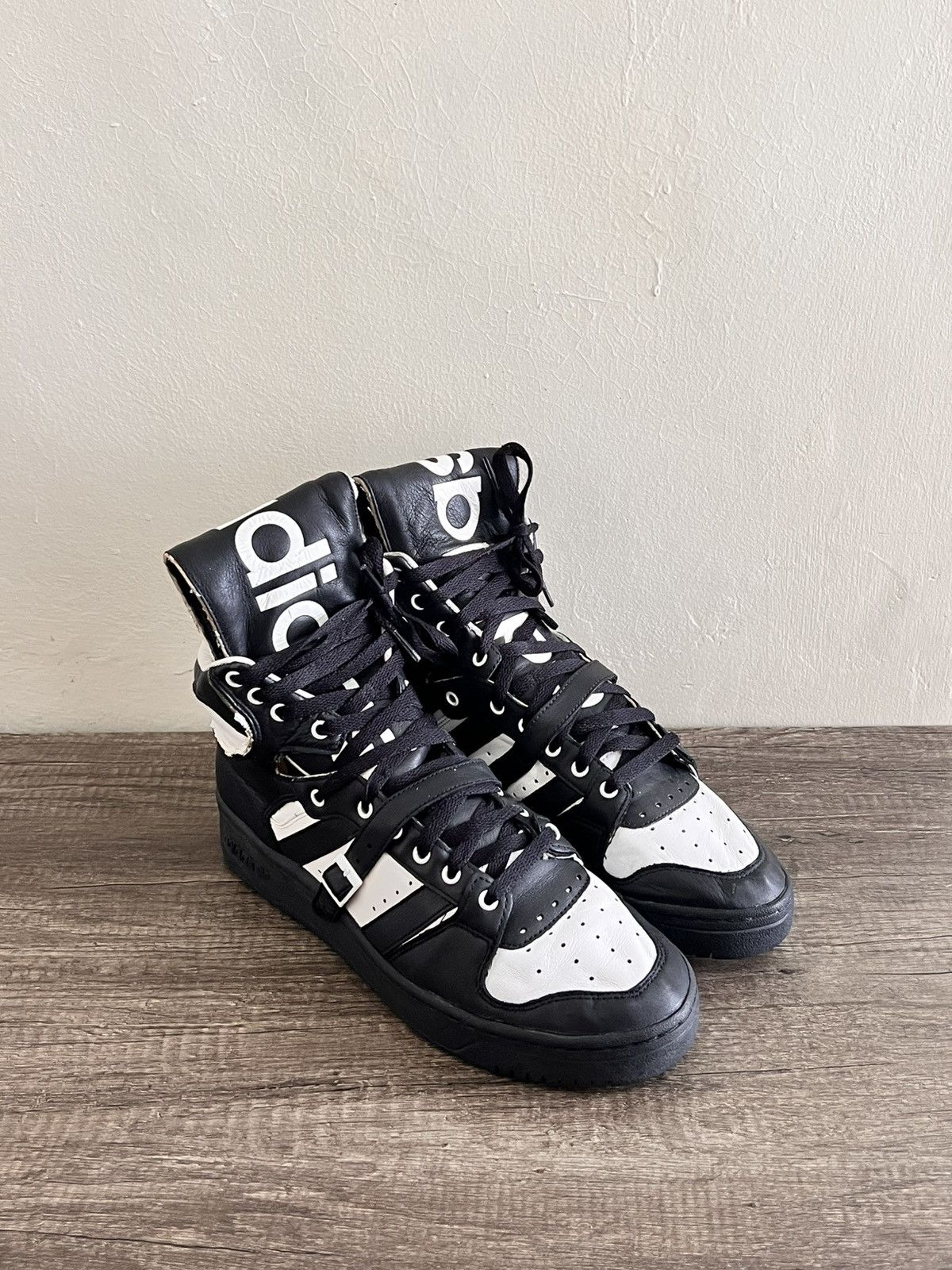 Adidas × Jeremy Scott Conductor Black Instinct Shoes | Grailed