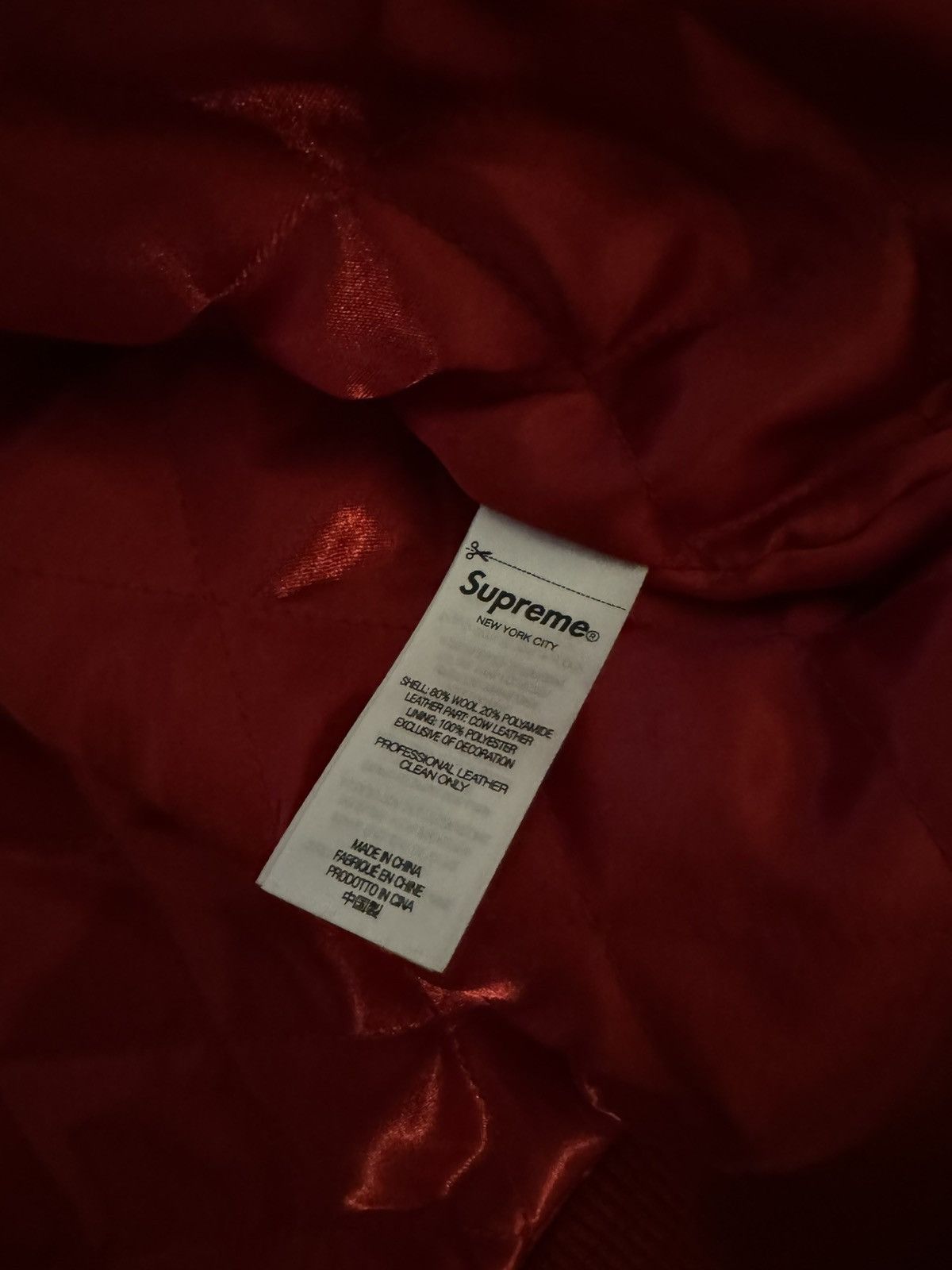 Supreme Supreme AEON Flux Varsity Jacket Size US L / EU 52-54 / 3 - 8 Thumbnail