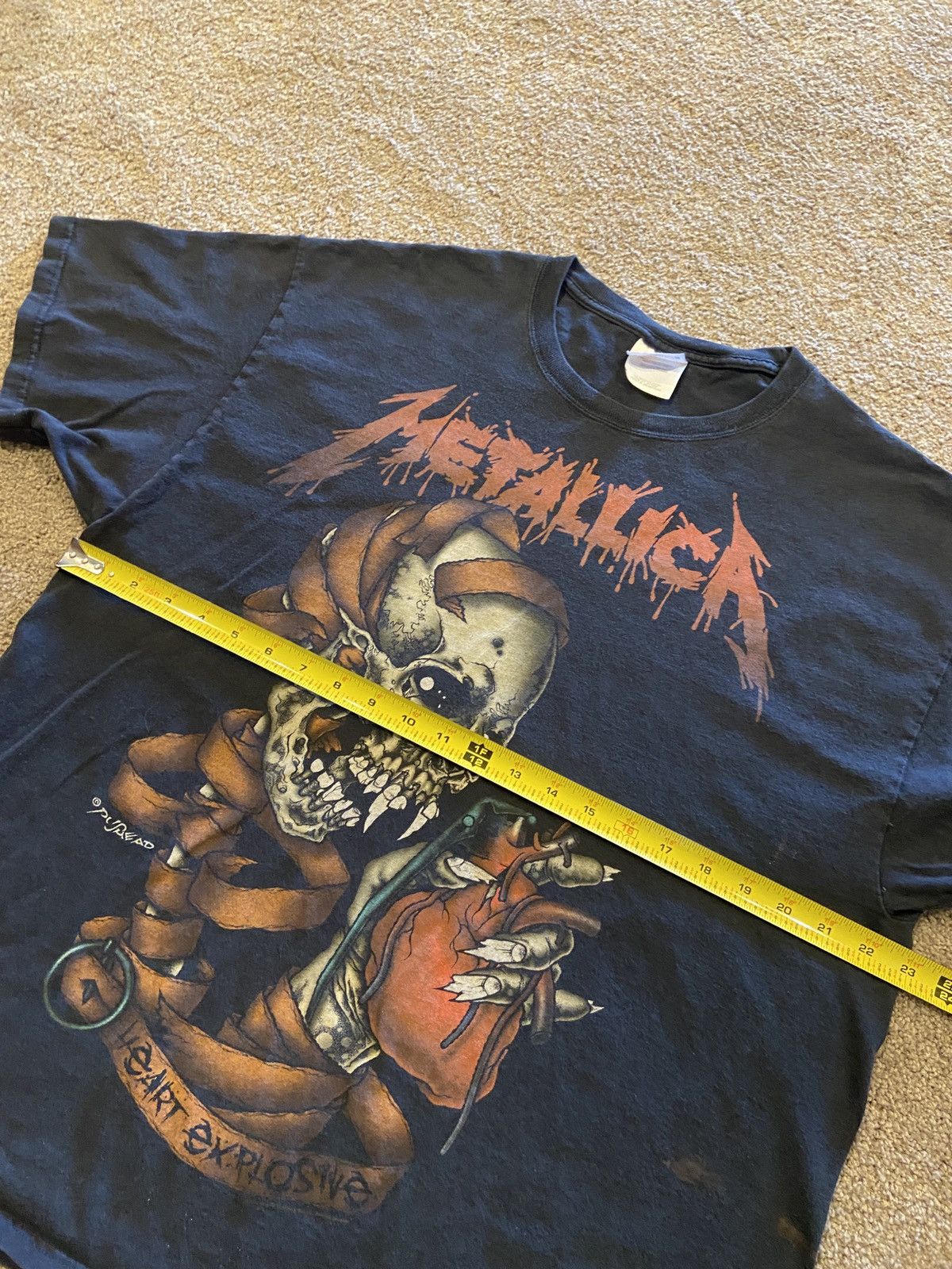 Metallica Metallica Pushead Heart Explosive Shirt Size US XL / EU 56 / 4 - 3 Thumbnail