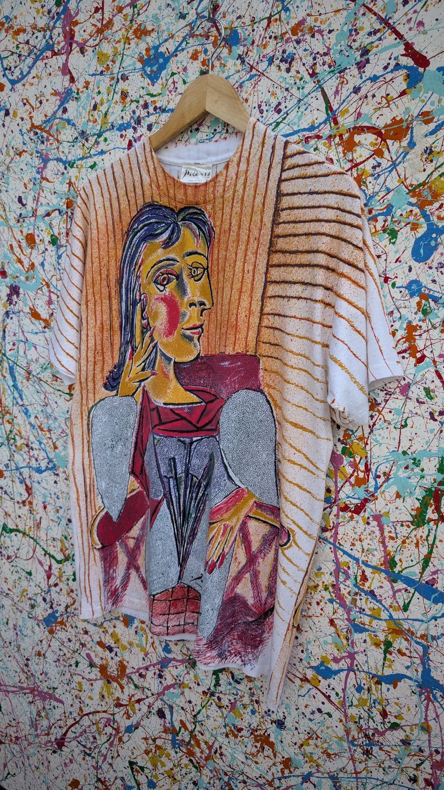 Other Vintage Picasso tshirt all over print AOP single stitch XL Size US XL / EU 56 / 4 - 2 Thumbnail