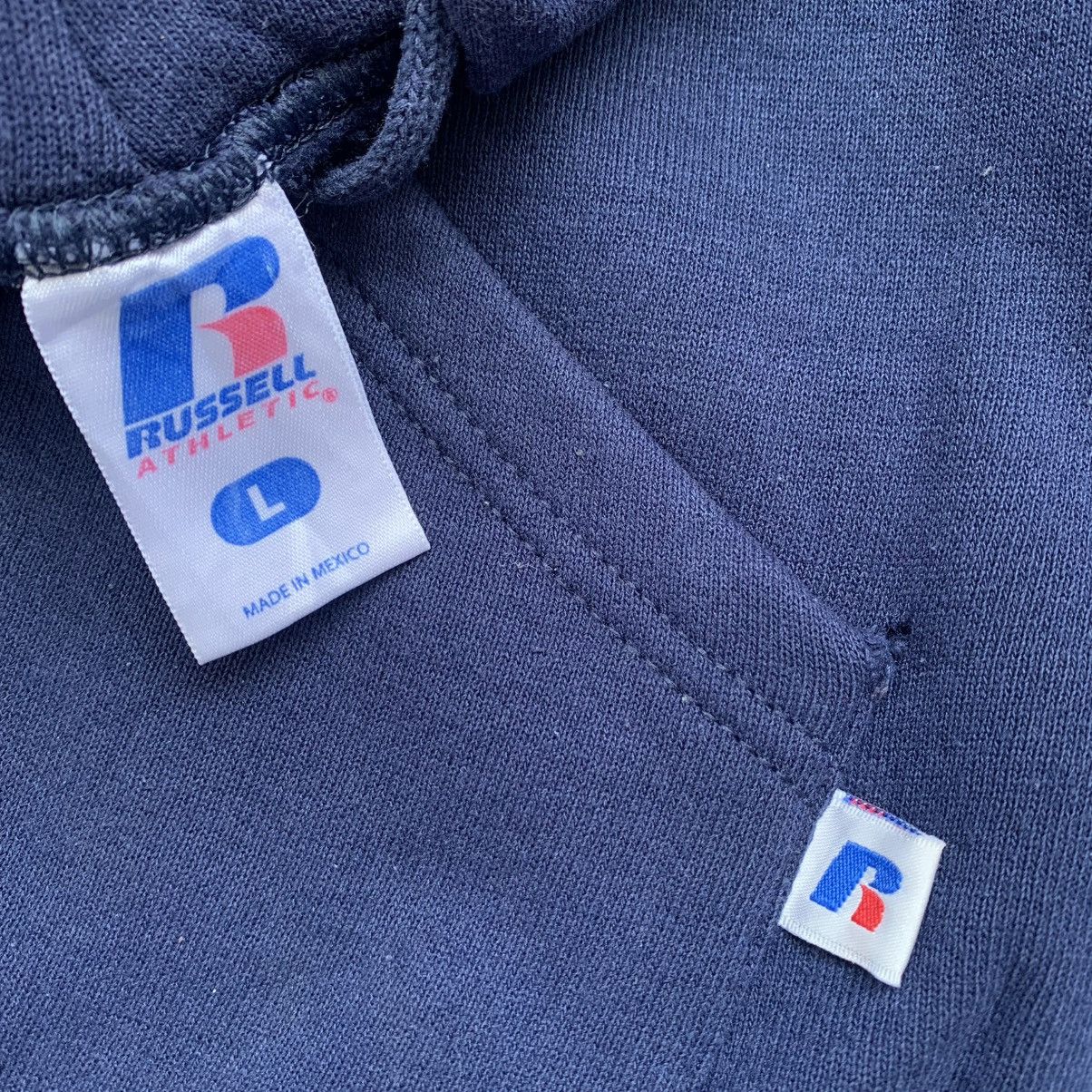 Russell Athletic × Vintage Vintage 00's Russell Athletic ziphoodie Size US L / EU 52-54 / 3 - 4 Thumbnail