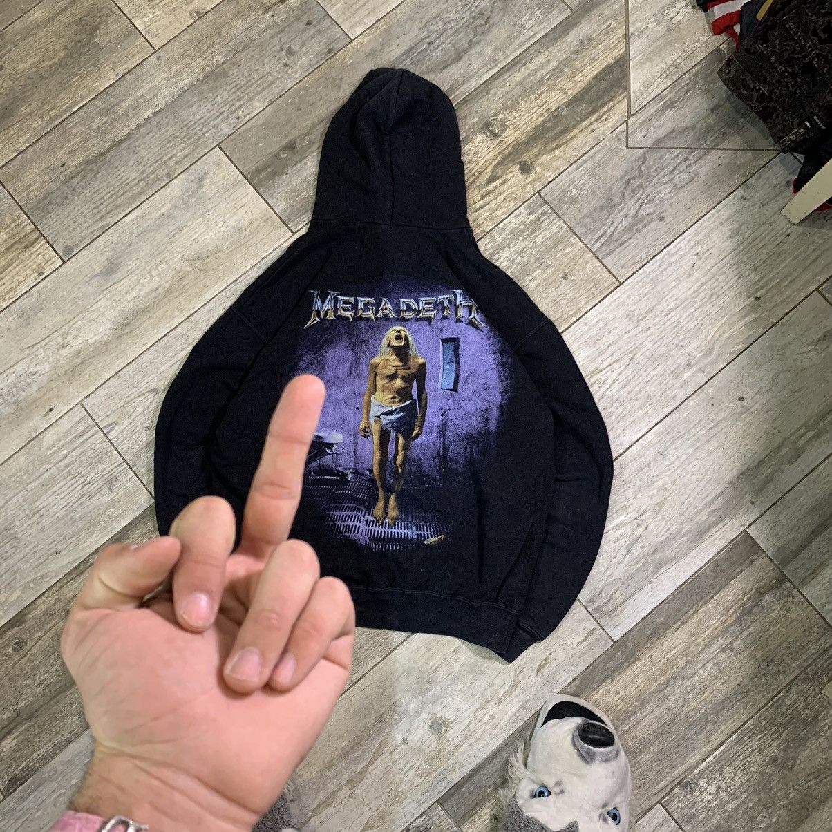 Band Tees × Megadeth ✅OFFERS. MAN IN DIAPER HOODIE Size US L / EU 52-54 / 3 - 1 Thumbnail