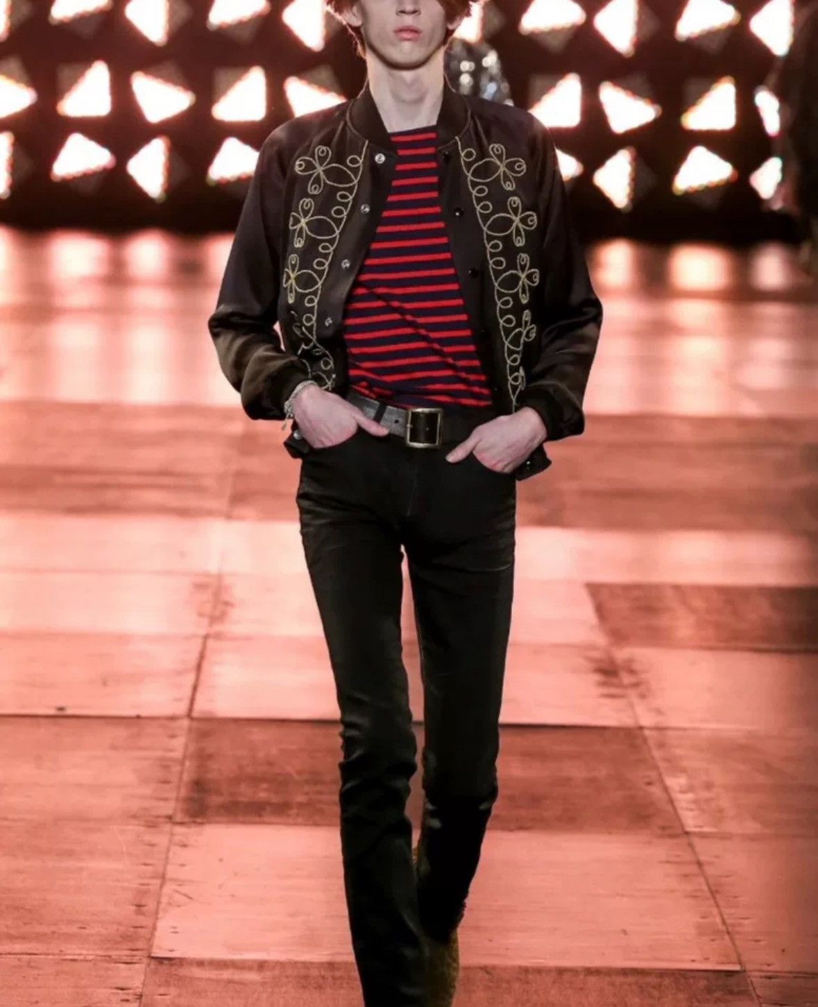 Saint Laurent Paris Saint Laurent 15 Show Palace Jacket2412-Nextarrow Size US S / EU 44-46 / 1 - 9 Thumbnail