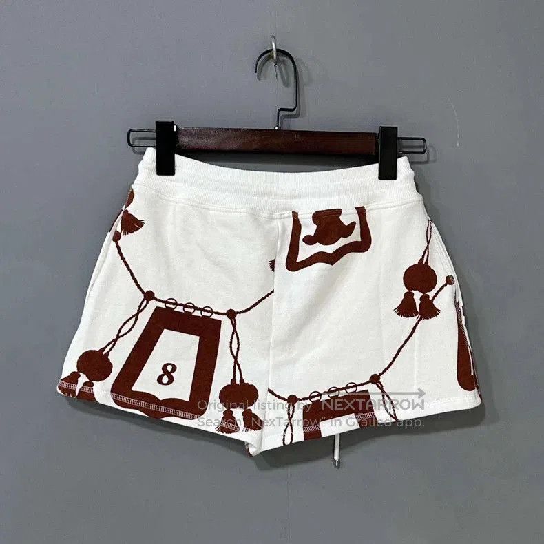 Hermes Hermes Street Print White Shorts. Size US 34 / EU 50 - 1 Thumbnail