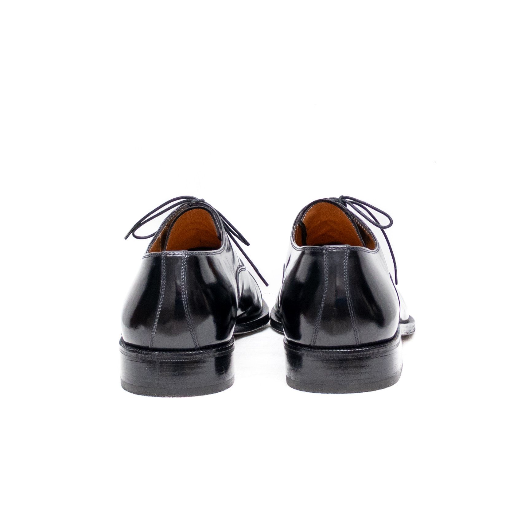 Salvatore Ferragamo Salvatore Ferragamo Men’s Cap Toe Oxford Dress Shoes Black Size US 11.5 / EU 44-45 - 5 Thumbnail