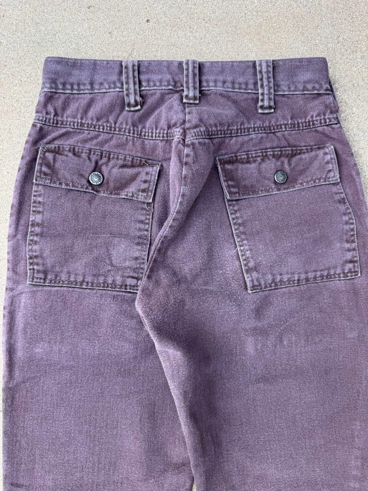 Levi's × Vintage Vtg 70’s Jc Penney Bellbottom Flare Brown Bush Pants 27x28 Size 27" / US 4 / IT 40 - 7 Thumbnail