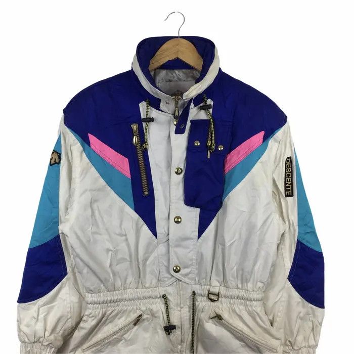 Descente Vtg DESCENTE JAPAN Skiers Ski Winter Parka Jacket Coat Size US L / EU 52-54 / 3 - 2 Thumbnail