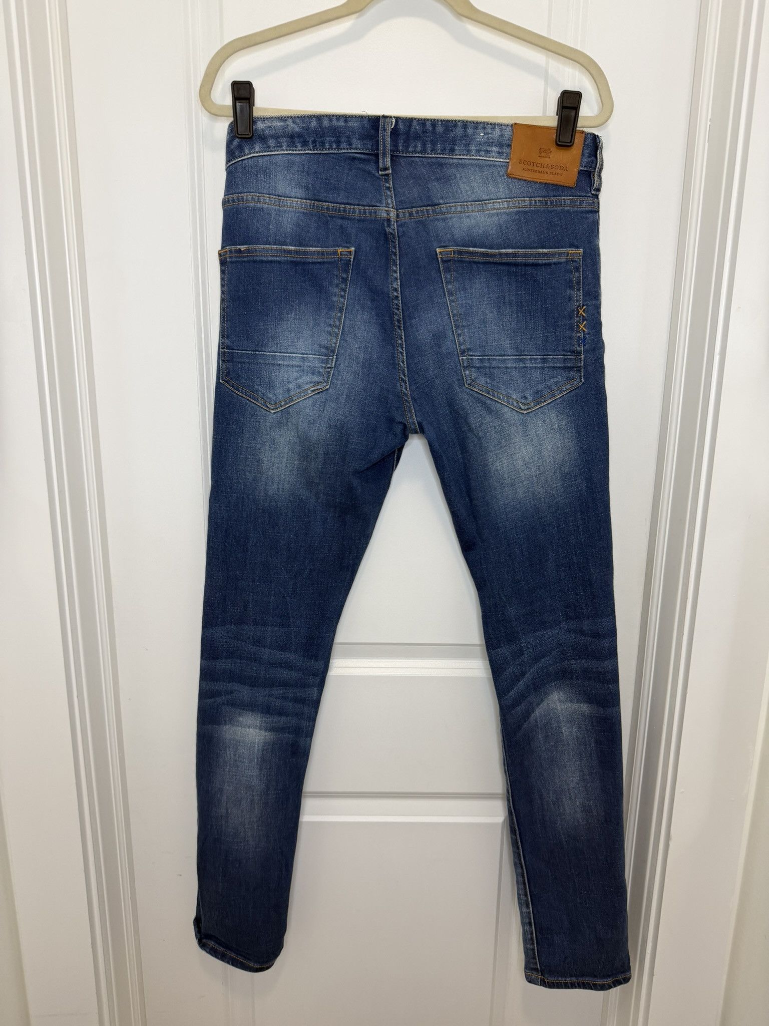 Scotch & Soda Scotch & Soda Amsterdams Blauw Slim Jeans Size US 32 / EU 48 - 4 Thumbnail