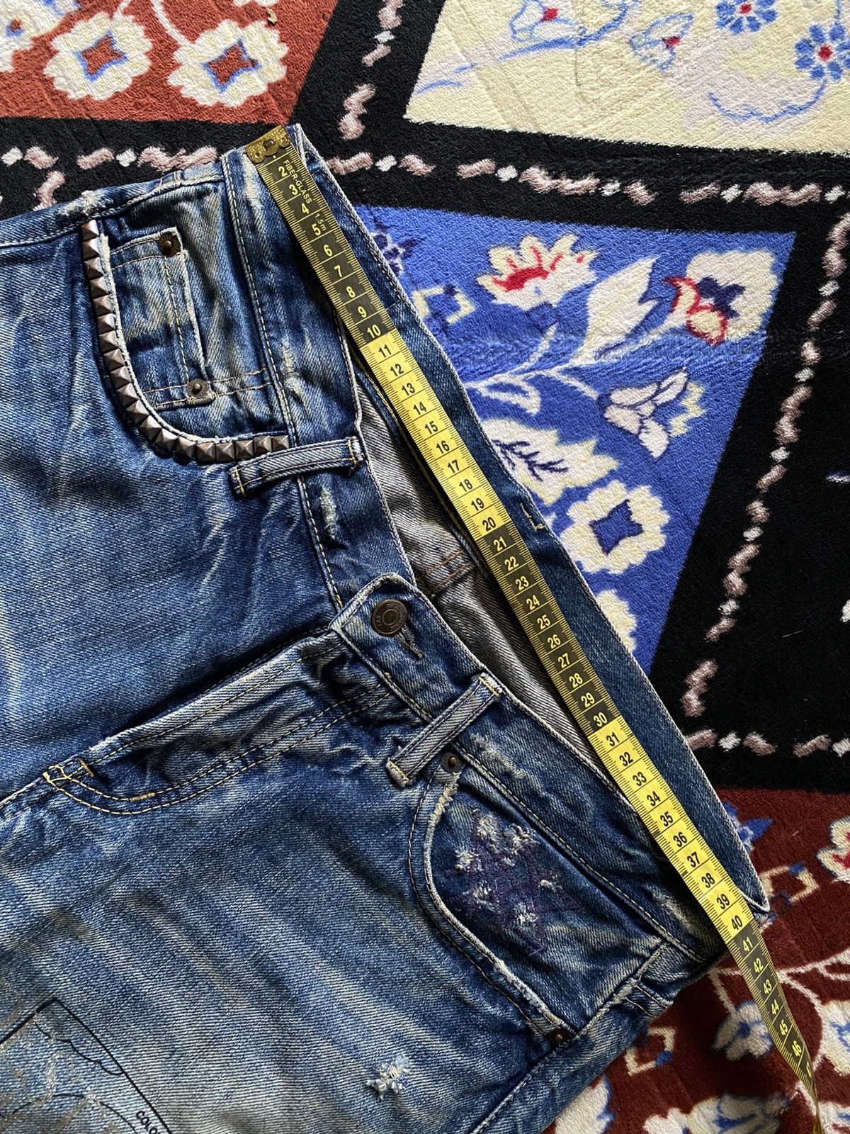 Hysteric Glamour Hysteric Glamour Destroy All Monsters Selvedge Distressed Size US 32 / EU 48 - 18 Thumbnail