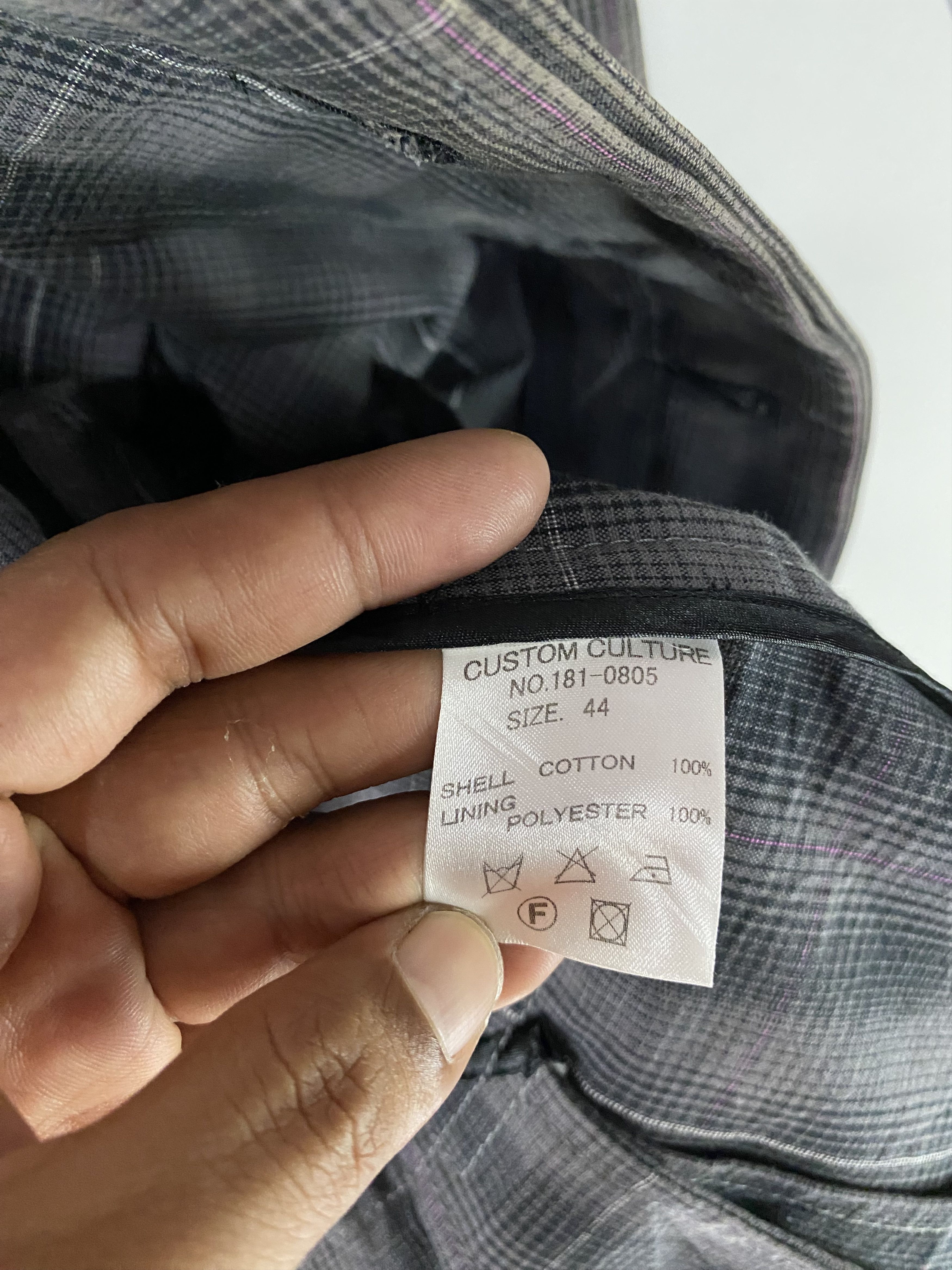 If Six Was Nine Custom culture punk plaid jacket Size US S / EU 44-46 / 1 - 8 Thumbnail