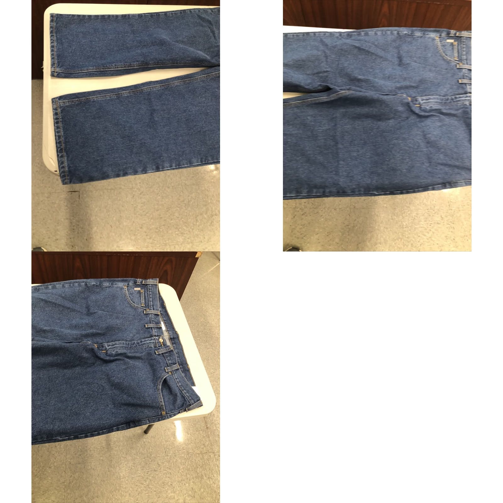 Carhartt Carhartt Jeans 46x30 Denim Straight Leg 5-Pocket Zipper Fly NWT DST B180 DST Big & Tall Mens Blue Denim Jeans Size US 30 / EU 46 - 10 Thumbnail