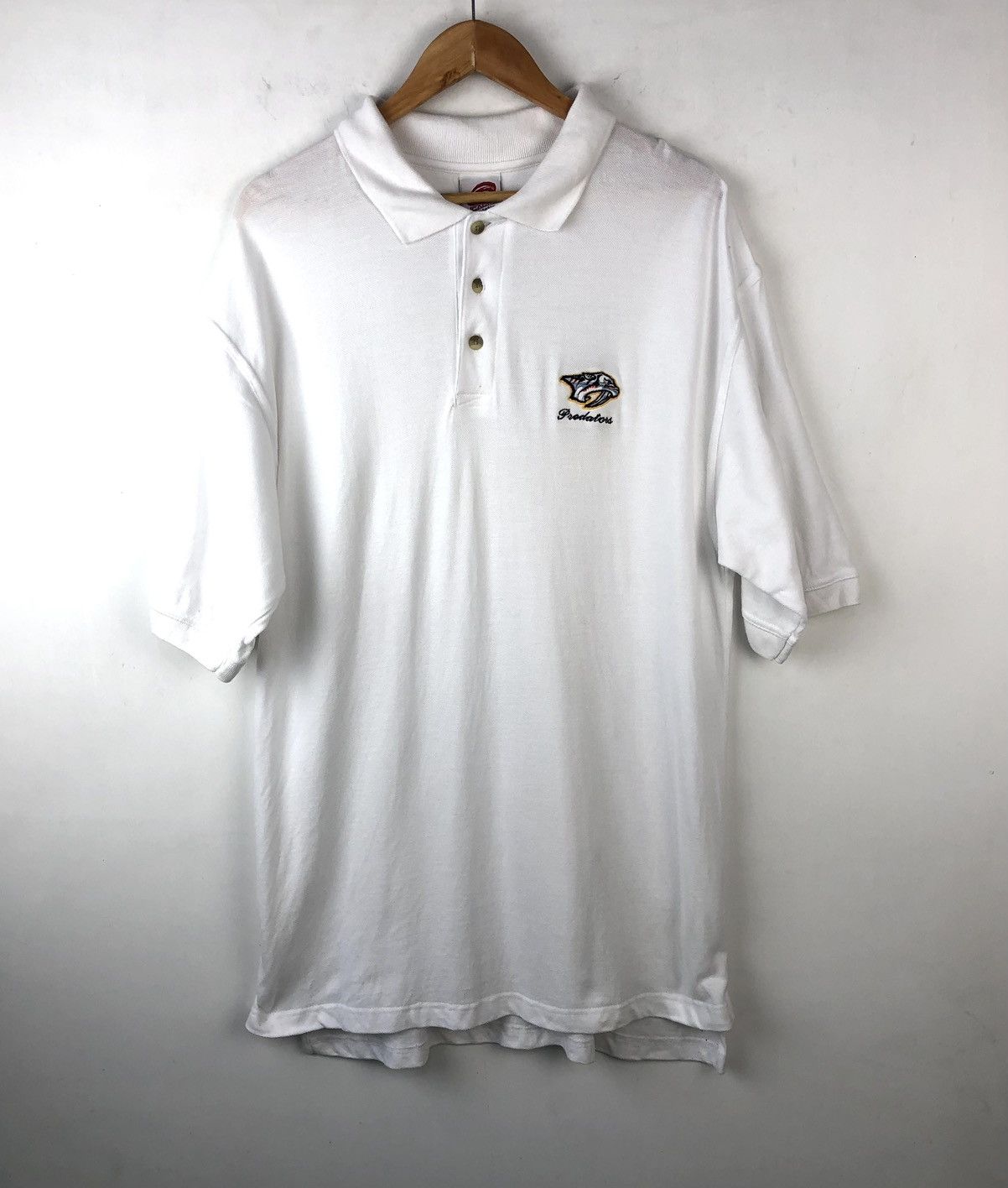 NHL × Vintage Vintage hockey 90s embroidered polo short nhl predators XL Size US XL / EU 56 / 4 - 1 Thumbnail