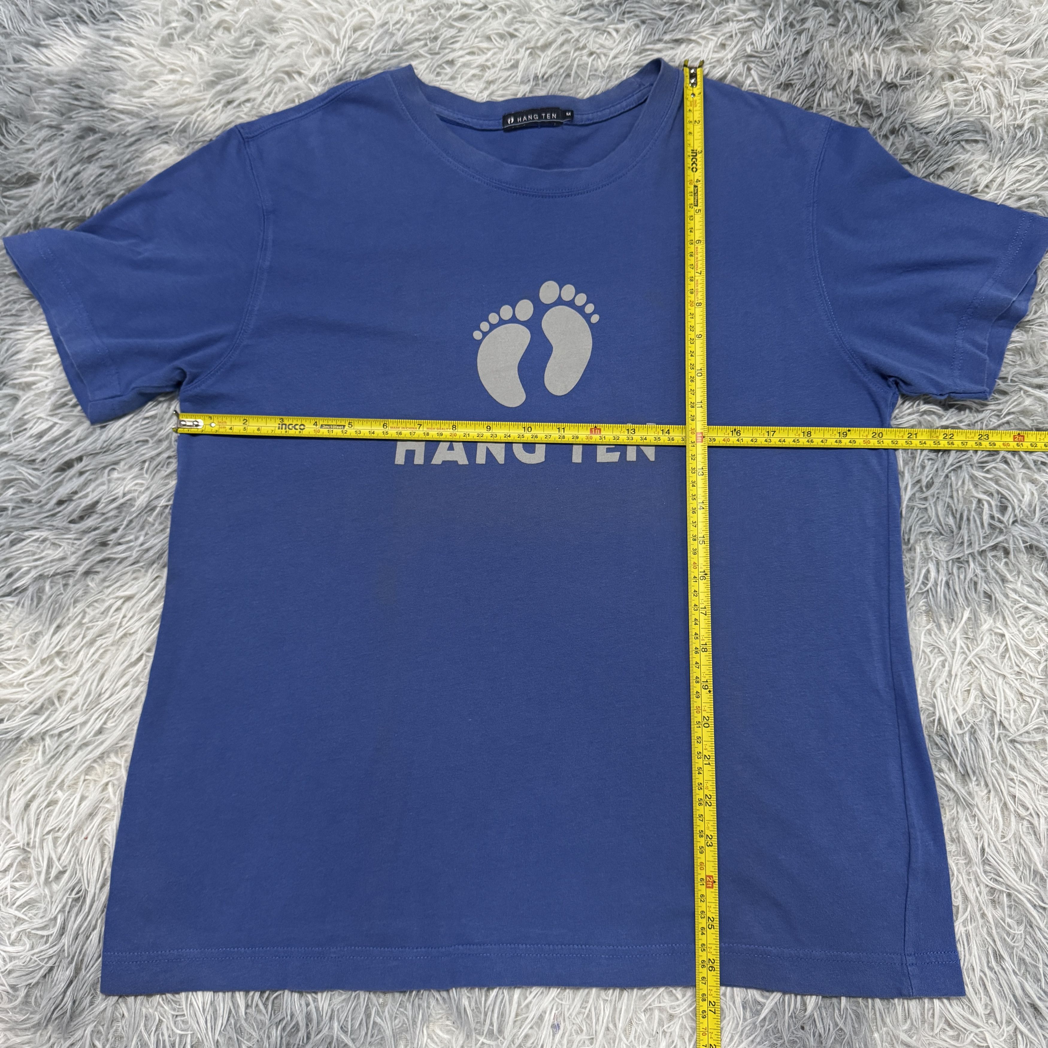 Vintage Vintage Blue Hang Ten Classic Big Logo Tshirt Size US M / EU 48-50 / 2 - 5 Thumbnail