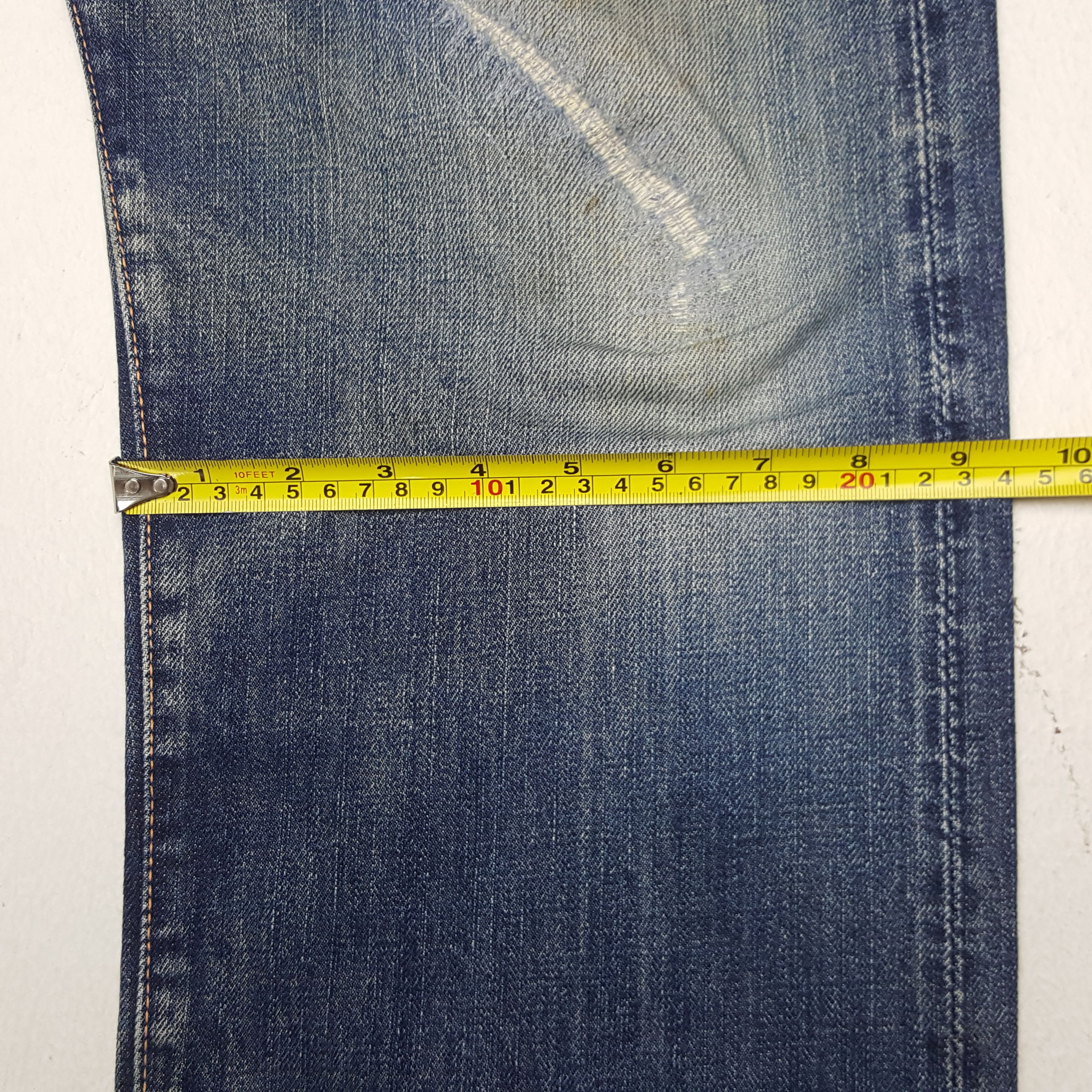 Evisu × Vintage Vintage Evisu Japan Selvedge Custom Art Daicock Denim Jeans Size US 27 - 10 Thumbnail