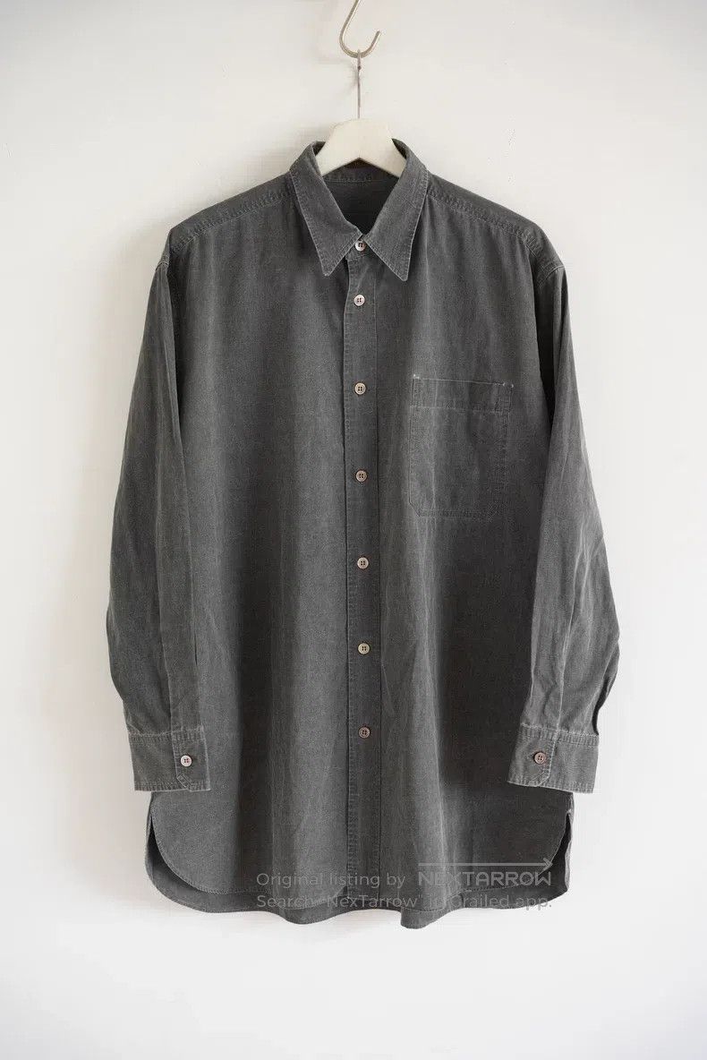 Yohji Yamamoto Yohji Yamamoto size os 90s Natural Fall Vintage Shirt Size US M / EU 48-50 / 2 - 1 Thumbnail