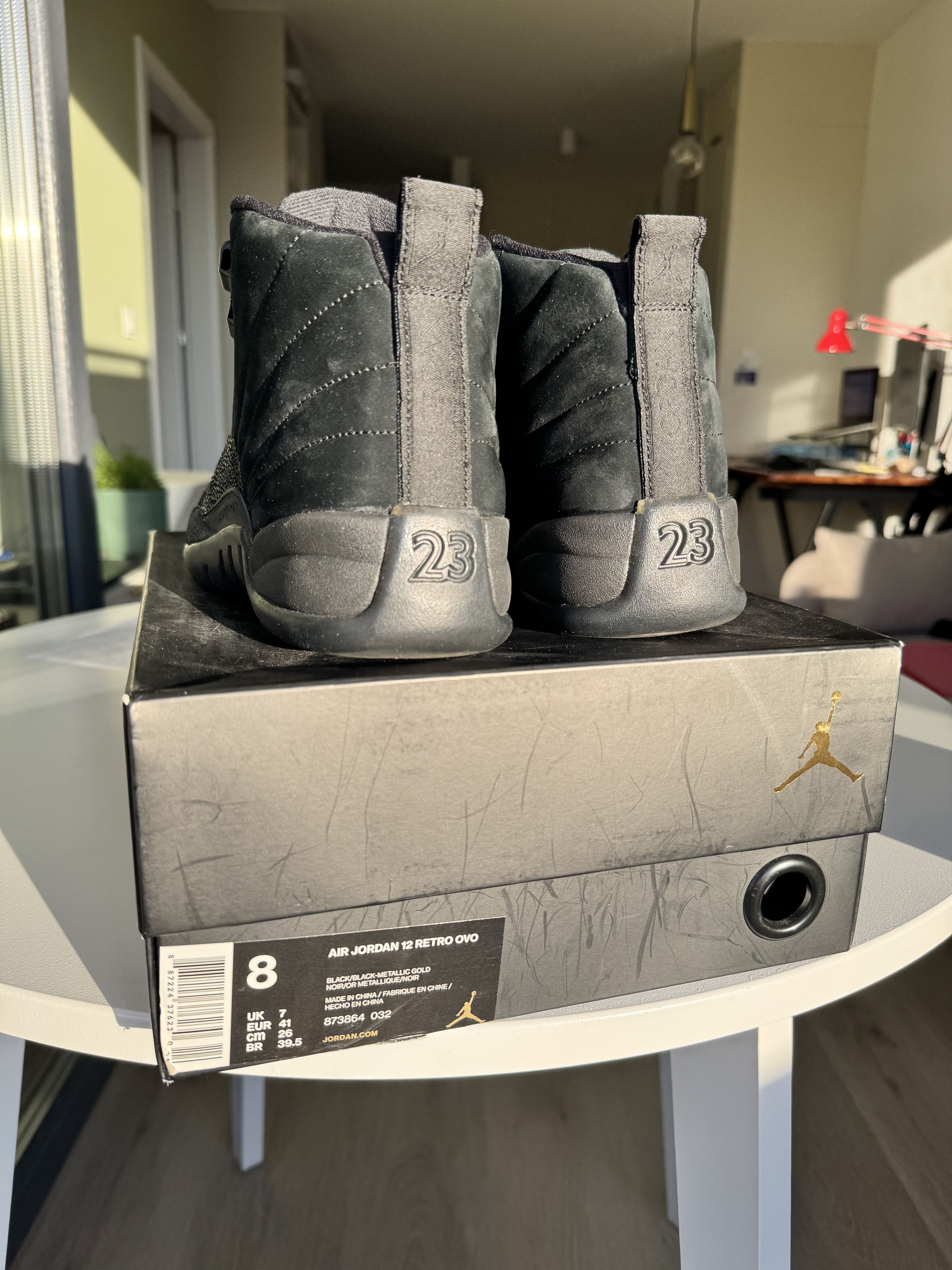 Jordan Brand × October's Very Own Air Jordan 12 Retro OVO - black Size US 8 / EU 41 - 5 Thumbnail