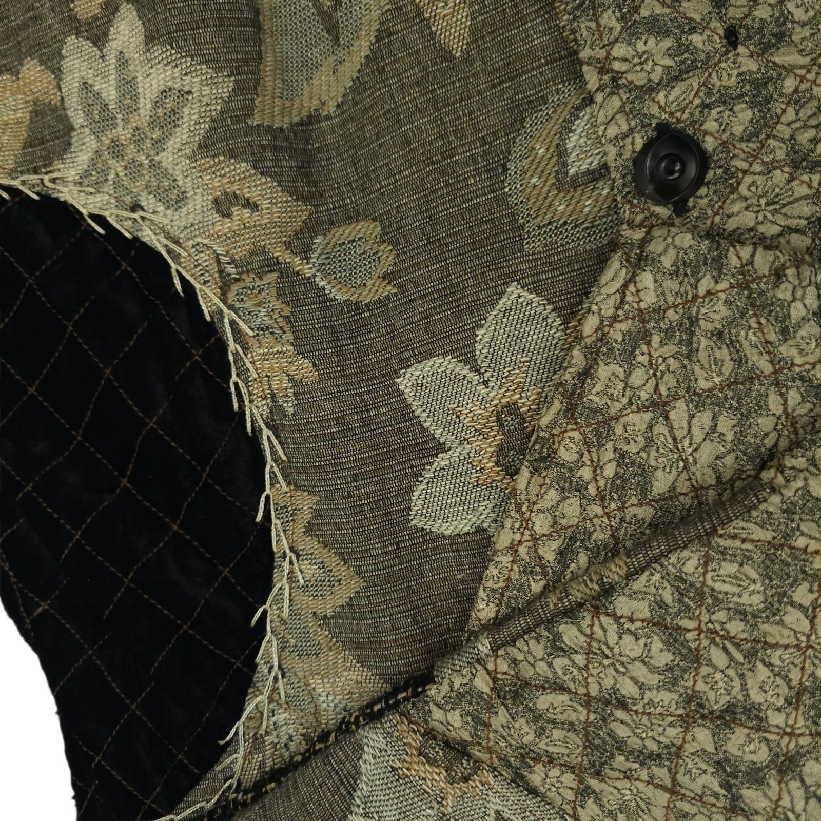 Other Yak Magik Jacket XL Floral Tapestry Patchwork Quilted Velvet Size XL / US 12-14 / IT 48-50 - 11 Thumbnail