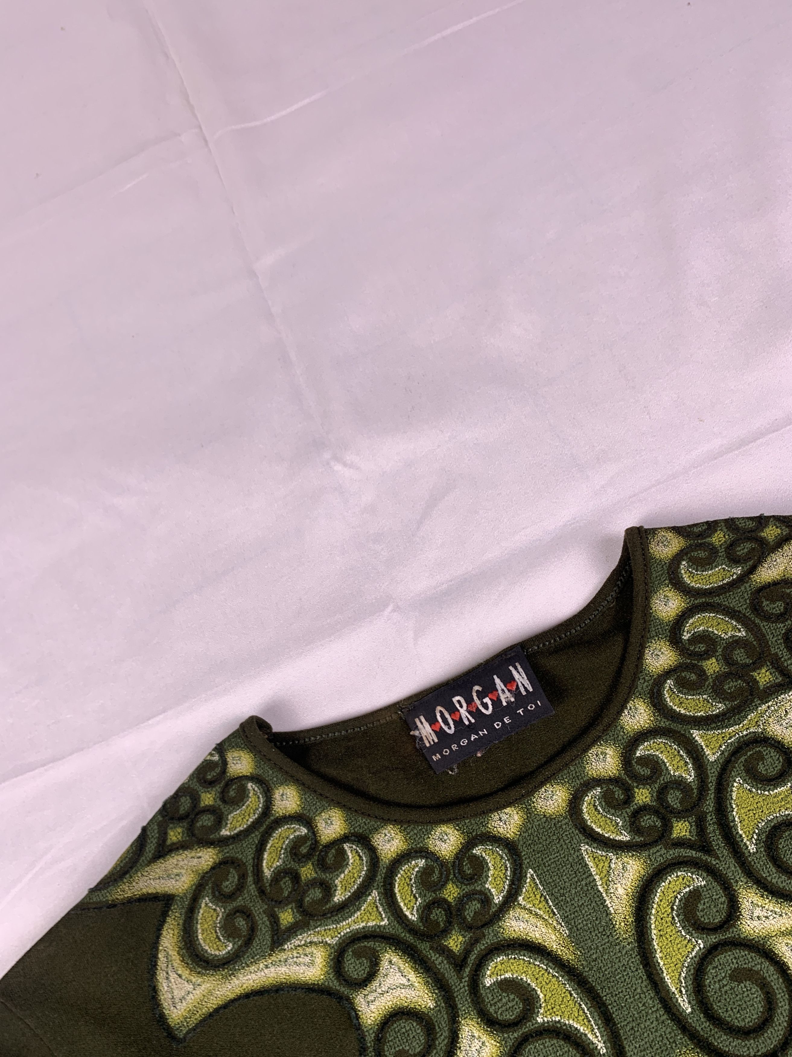 Morgan De Toi 2000s Morgan de Toi France Pine Bohemian Flared Canabis Top Size S / US 4 / IT 40 - 9 Thumbnail