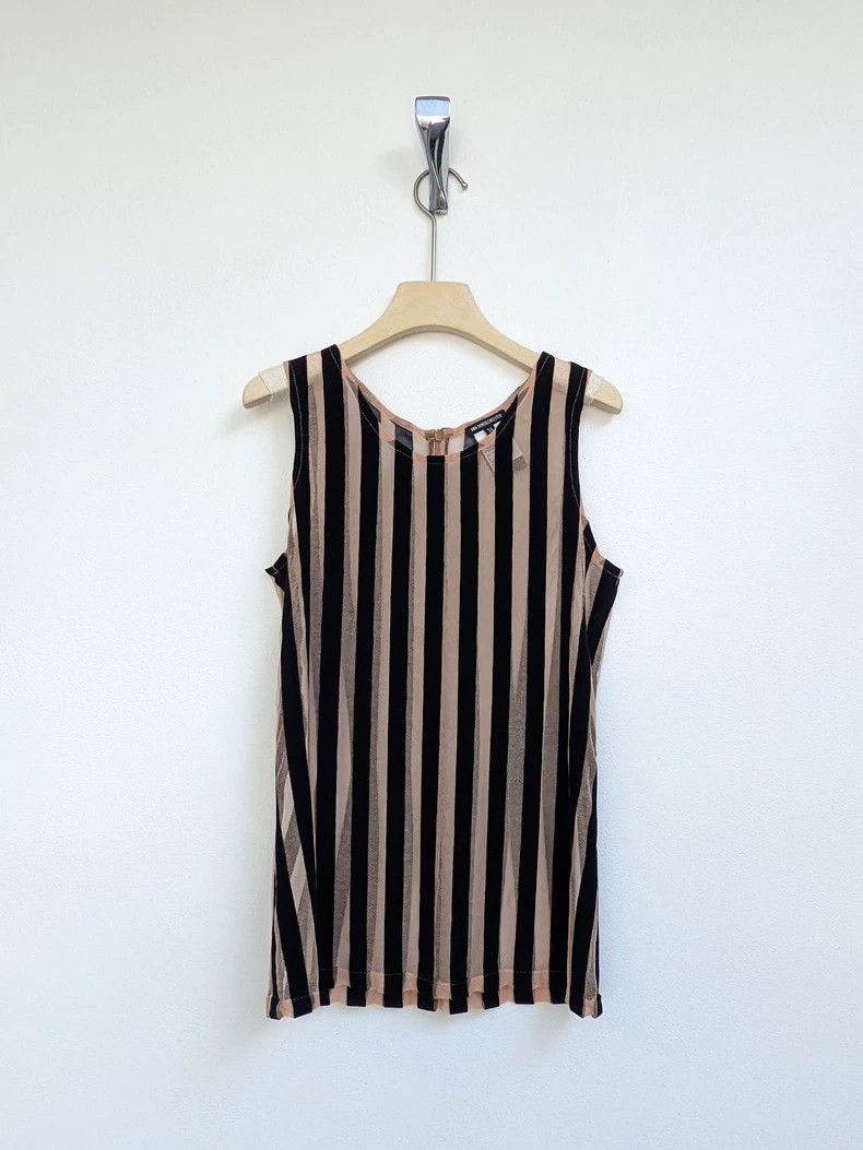 Ann Demeulemeester Ann Demeulemeester Striped Lace Vest-yf Size US S / EU 44-46 / 1 - 1 Thumbnail
