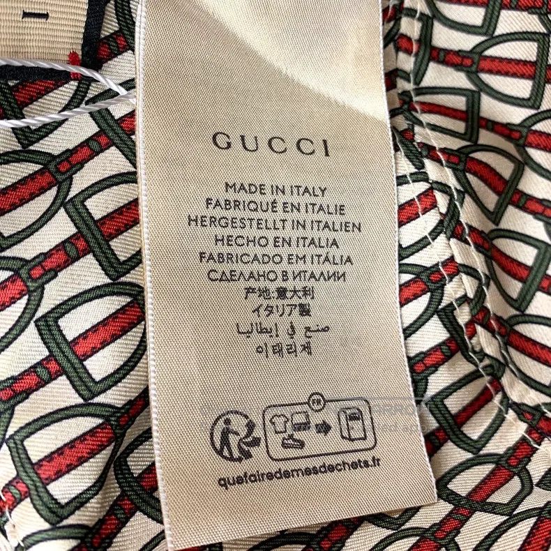 Gucci gucci SizeL Brown logo jacquard full print casual fisherman Size ONE SIZE - 8 Thumbnail