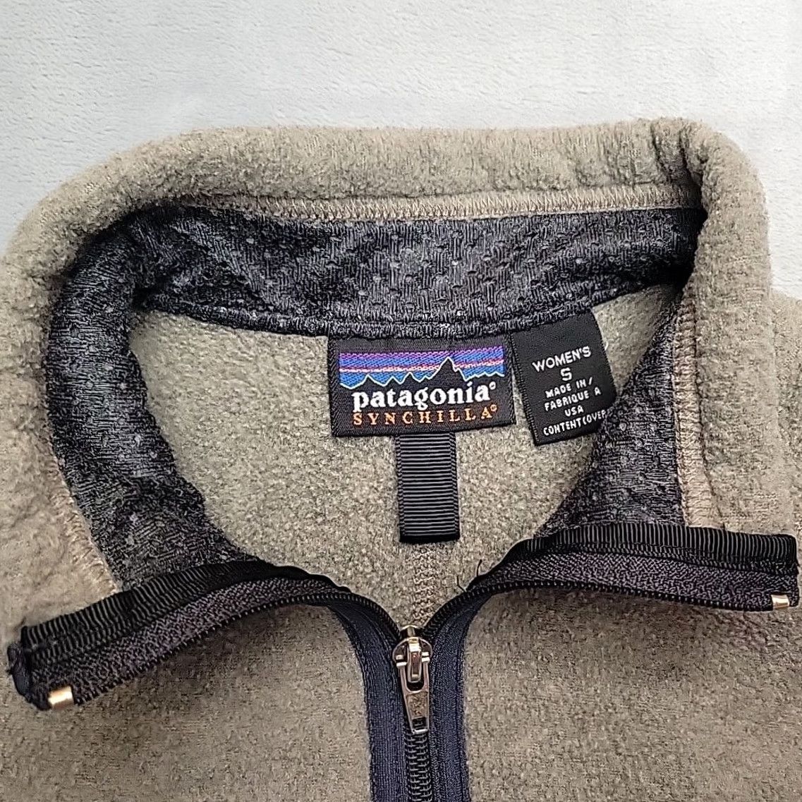 Patagonia VTG Patagonia Synchilla Vest Womens S Green Full Zip Fleece Gorp Made in USA Vest Womens S Green Full Zip Fleece Gorp USA Size S / US 4 / IT 40 - 2 Thumbnail