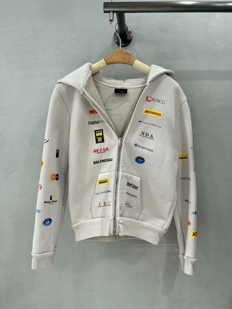Balenciaga Balenciaga Hooded Sweatshirt Size US M / EU 48-50 / 2 - 1 Thumbnail