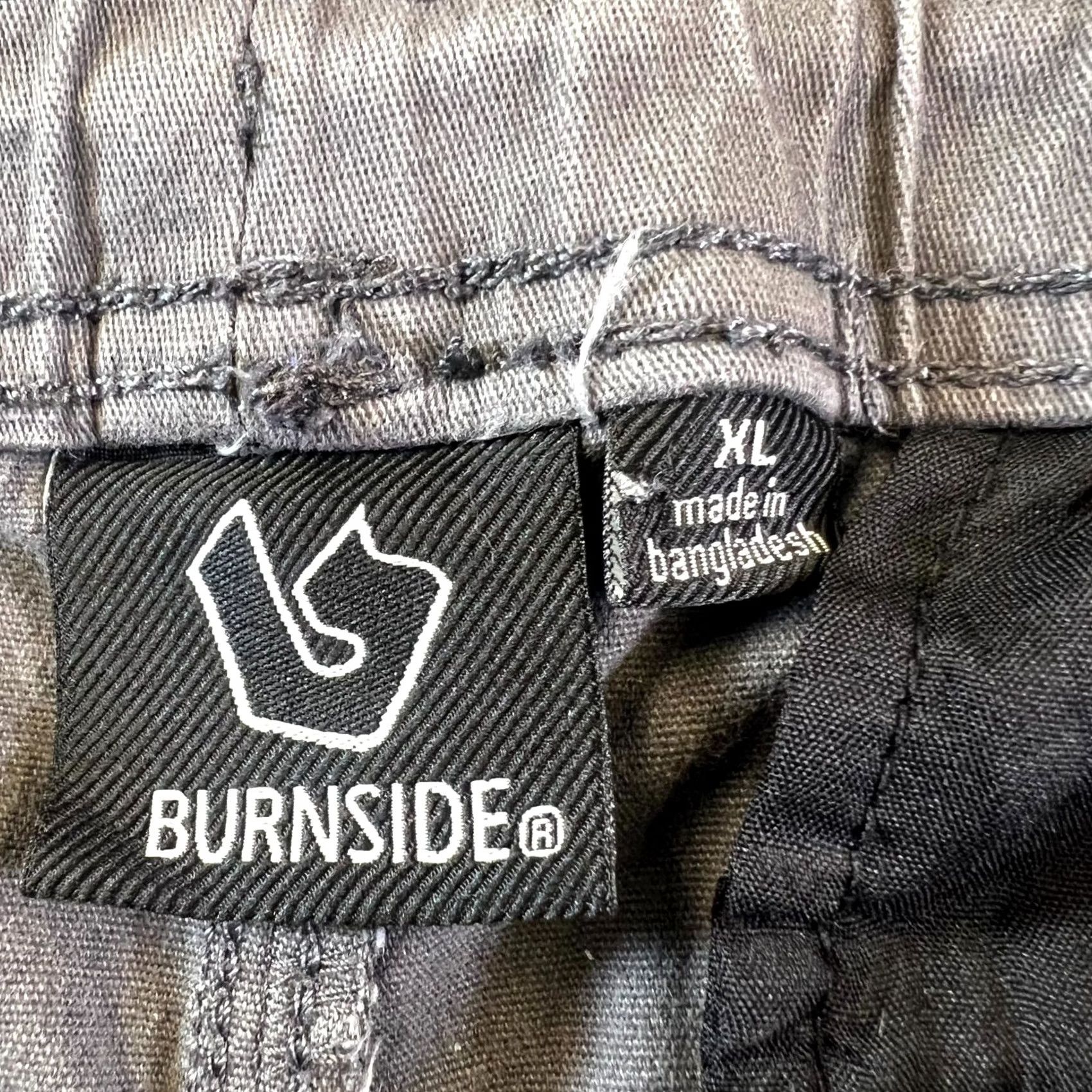 Burnside Burnside Mens XL Gray Drawstring Joggers Tapered Leg with Pockets Streetwear Pants Size US 36 / EU 52 - 6 Thumbnail