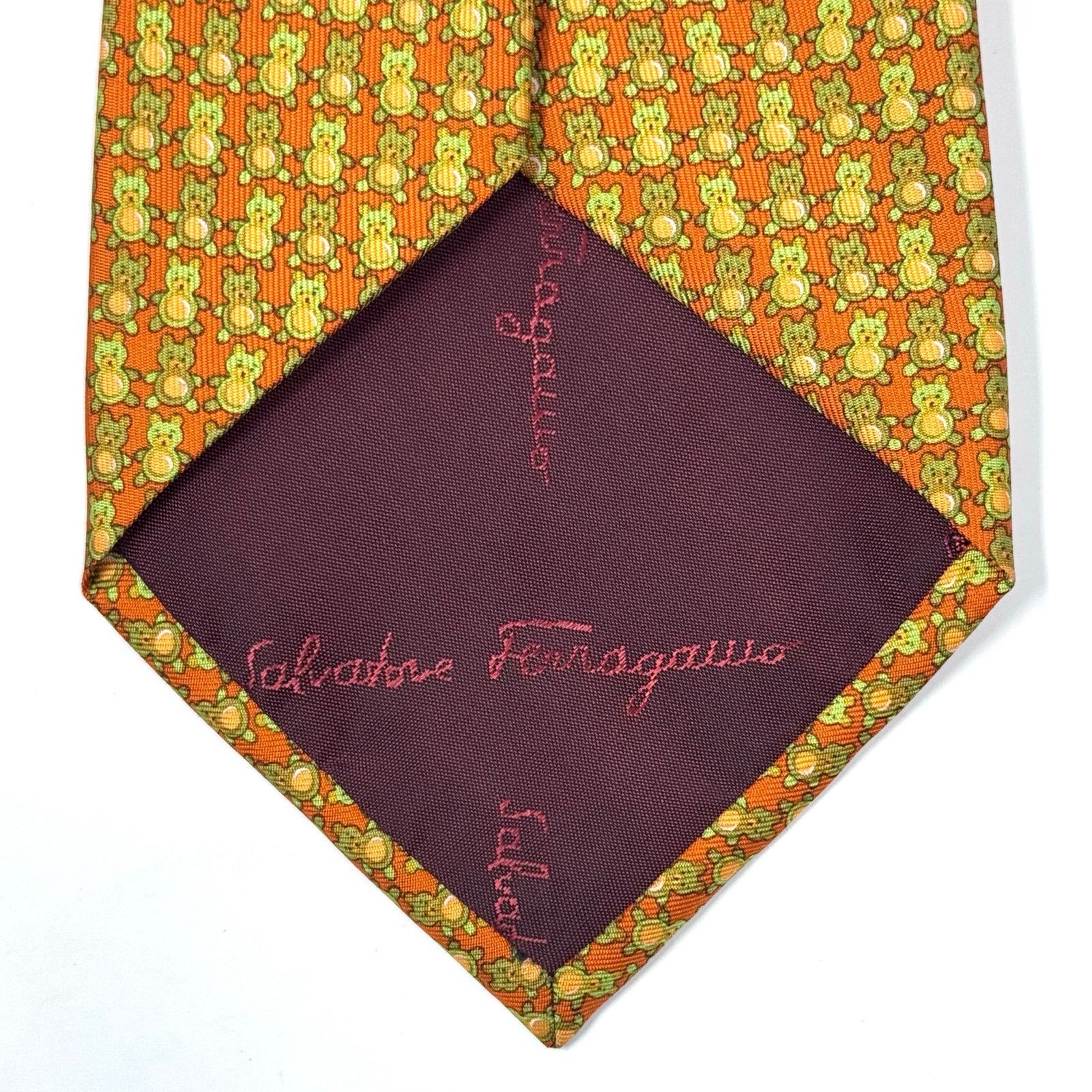 Salvatore Ferragamo Salvatore Ferragamo ‘Teddy’ Tie Size ONE SIZE - 5 Thumbnail