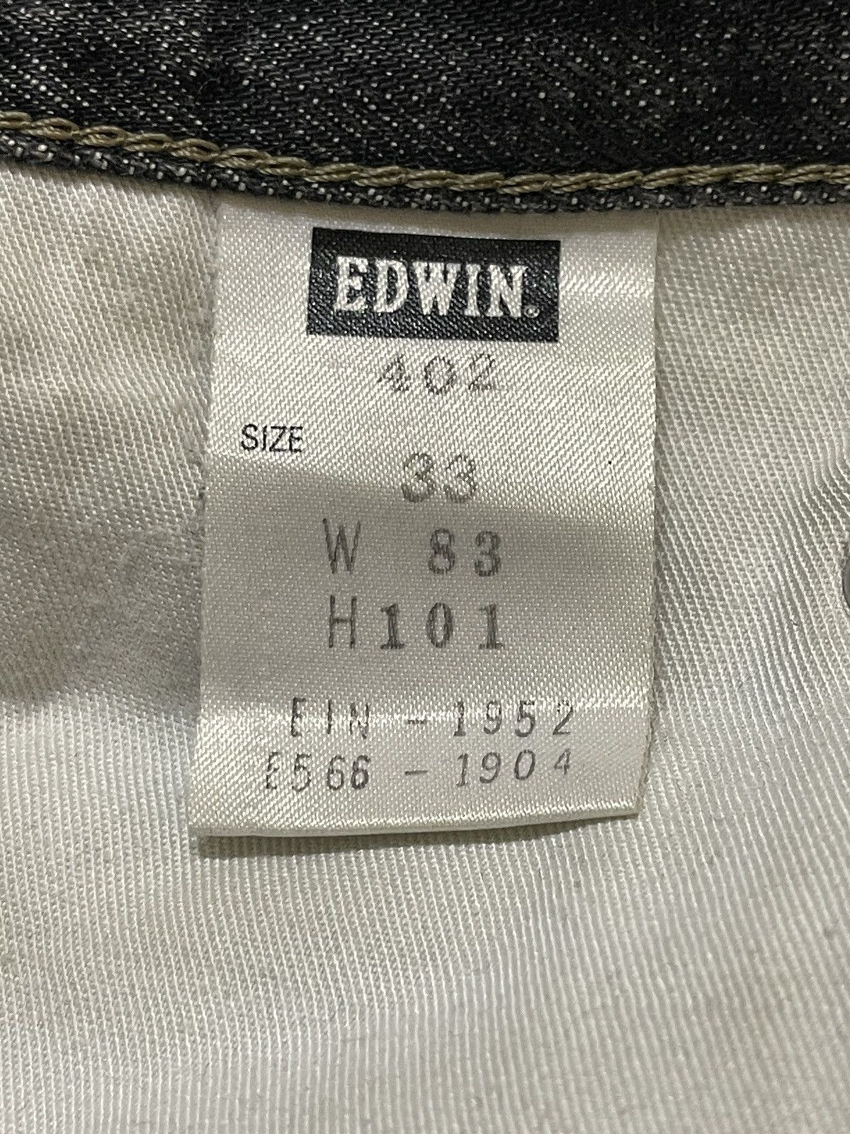 Edwin Vintage Edwin 402 Faded Wash Style Loose Jeans Size US 34 / EU 50 - 10 Thumbnail