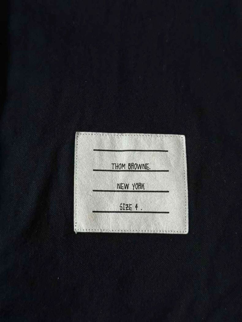 Thom Browne Thom Browne size4 Blue collar shirt Size US XL / EU 56 / 4 - 3 Thumbnail